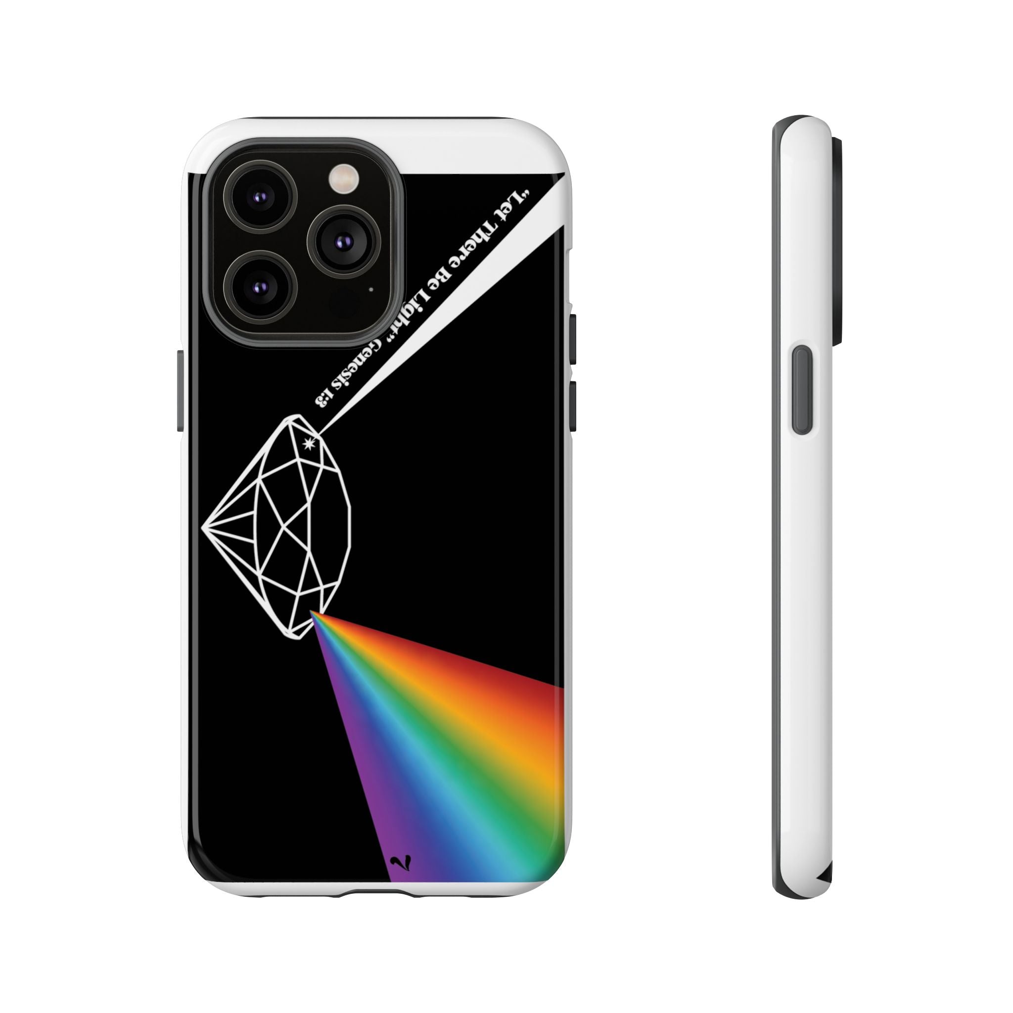 Prism Diamond Tough Phone Case — Rainbow Spectrum Protection