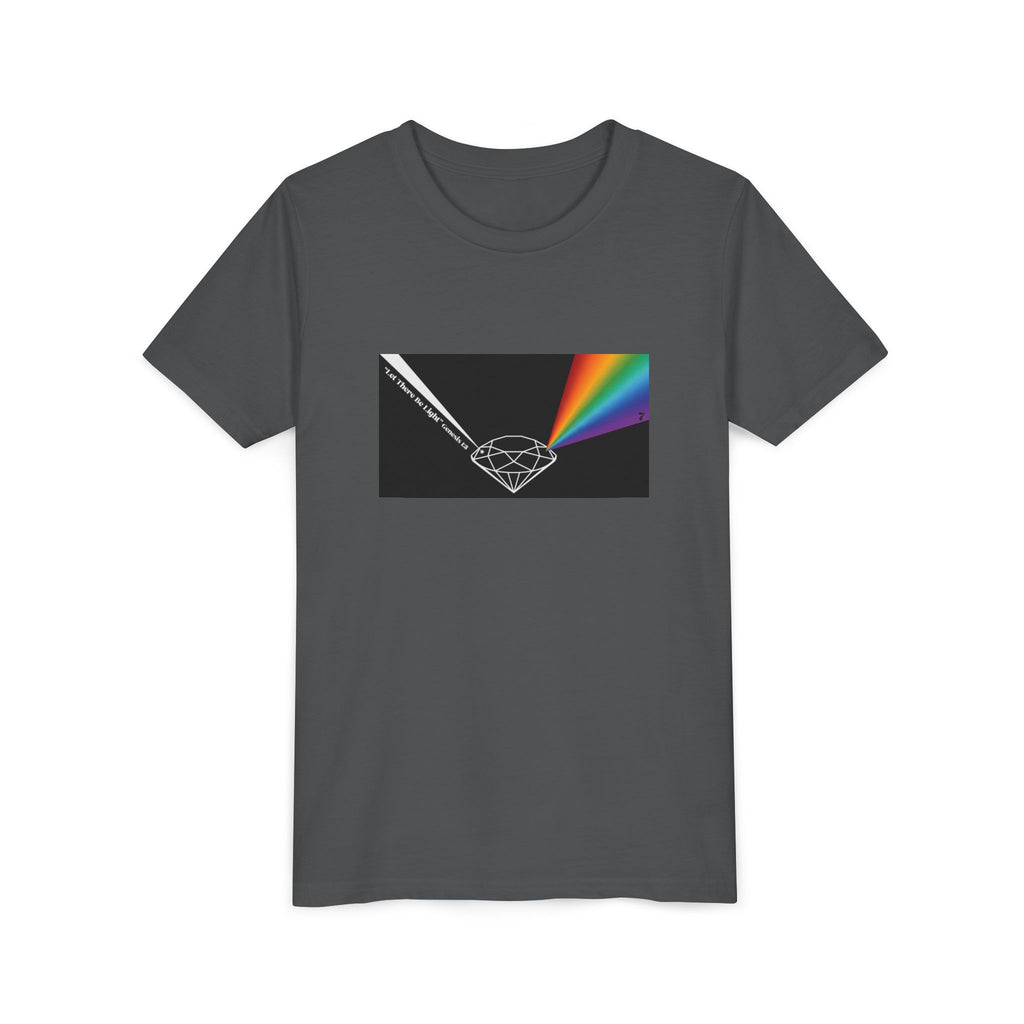 Youth Tee — Prism Diamond Rainbow Graphic Shirt