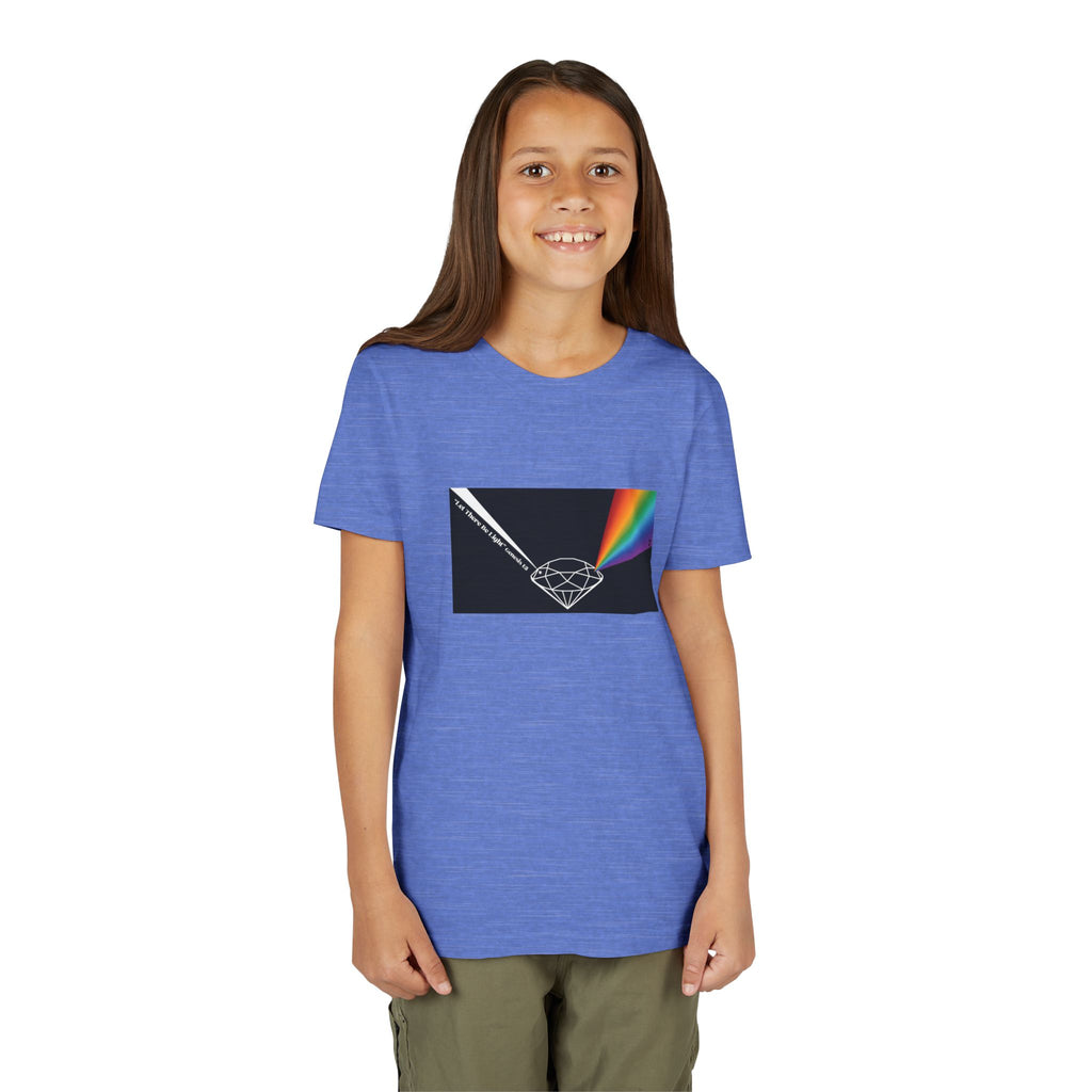 Youth Tee — Prism Diamond Rainbow Graphic Shirt