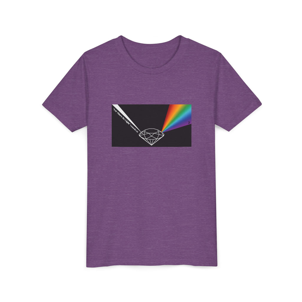 Youth Tee — Prism Diamond Rainbow Graphic Shirt