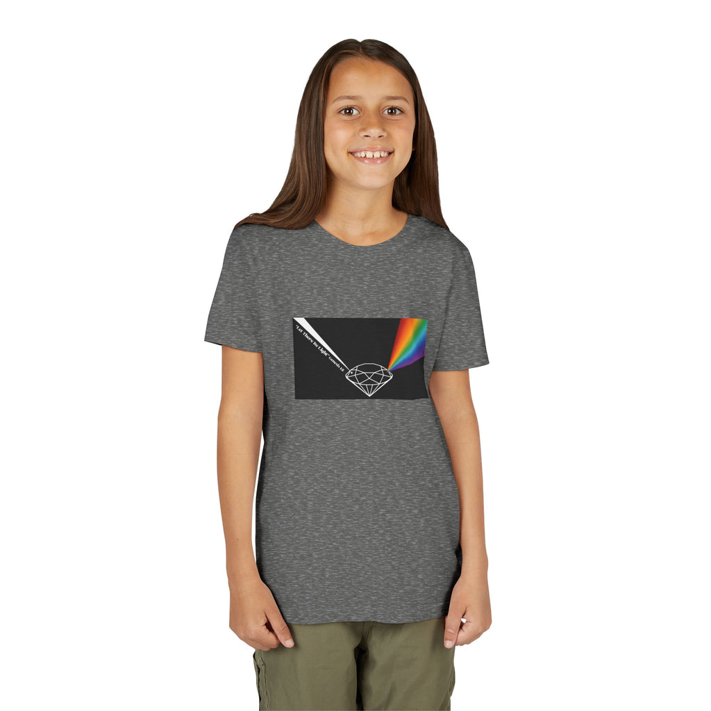 Youth Tee — Prism Diamond Rainbow Graphic Shirt