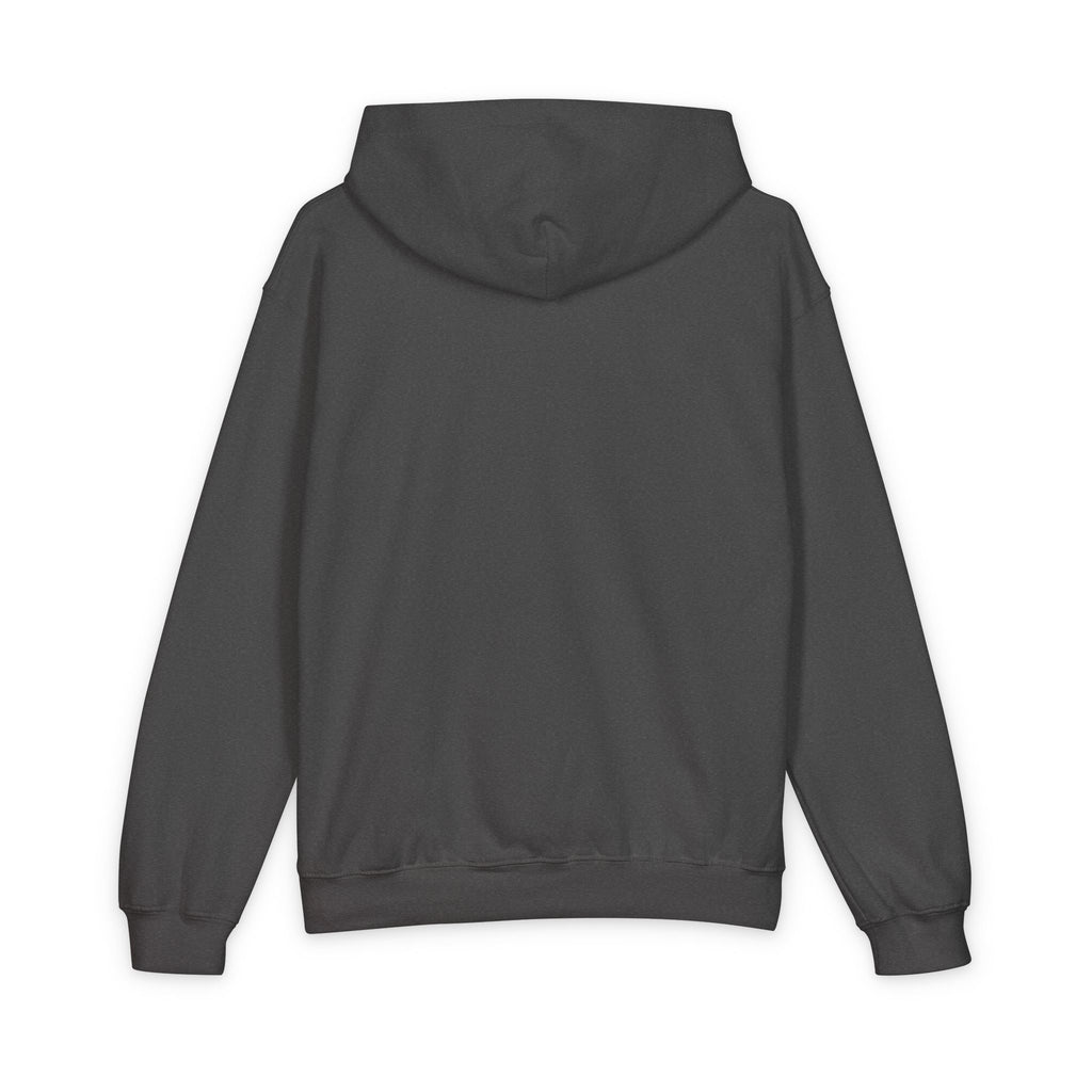 Youth Hoodie with Bible Verse Heart Pocket Graphic