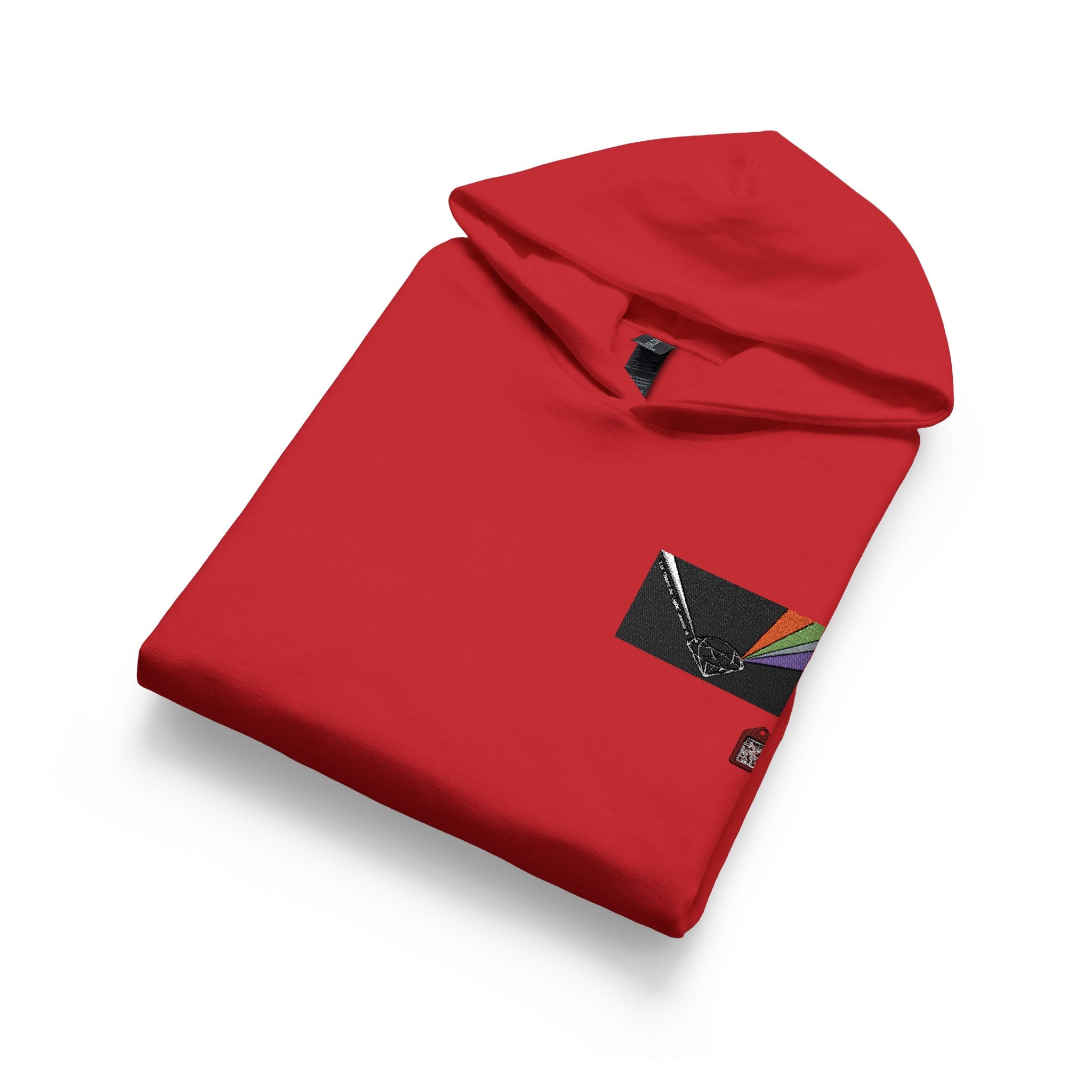 Youth Hoodie with Bible Verse Heart Pocket Graphic