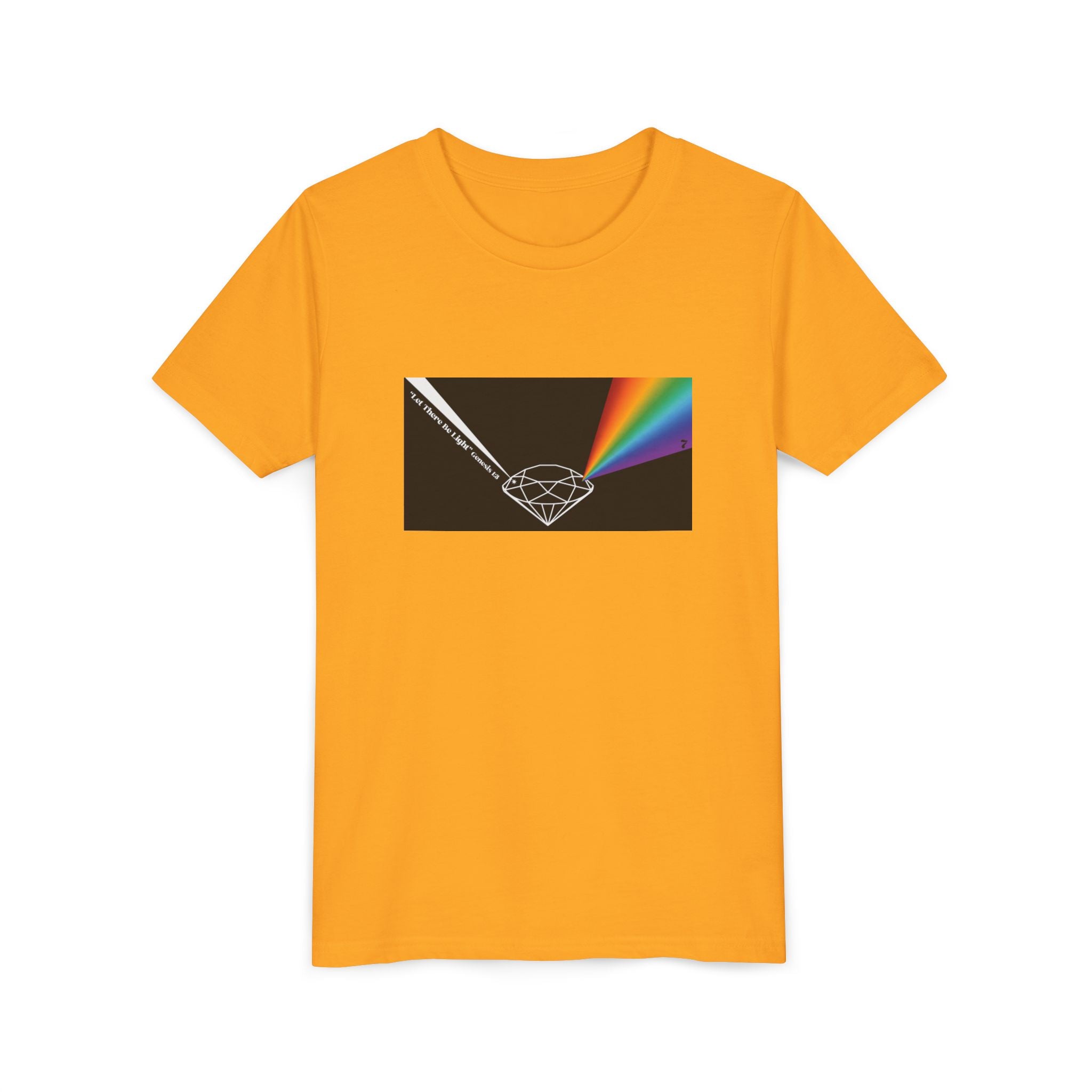 Youth Tee — Prism Diamond Rainbow Graphic Shirt