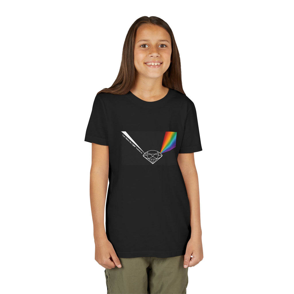Youth Tee — Prism Diamond Rainbow Graphic Shirt