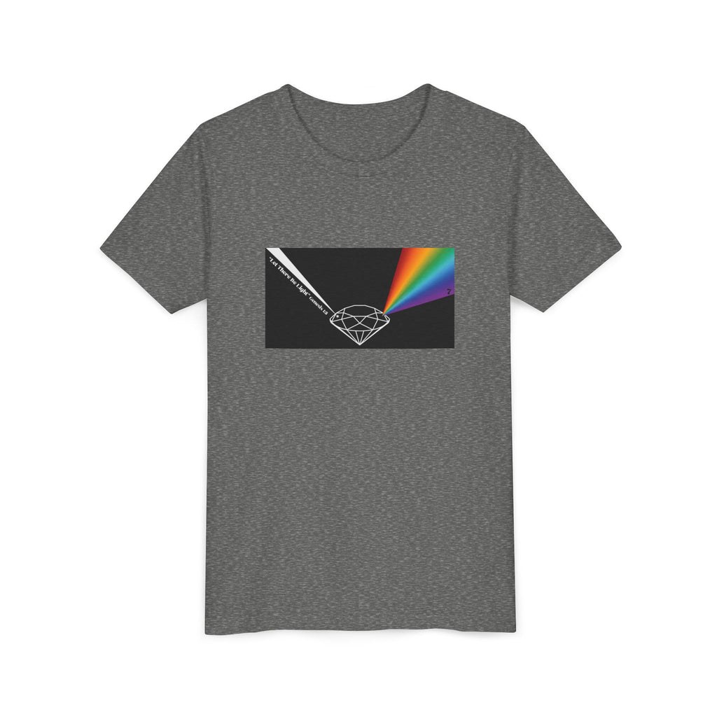 Youth Tee — Prism Diamond Rainbow Graphic Shirt