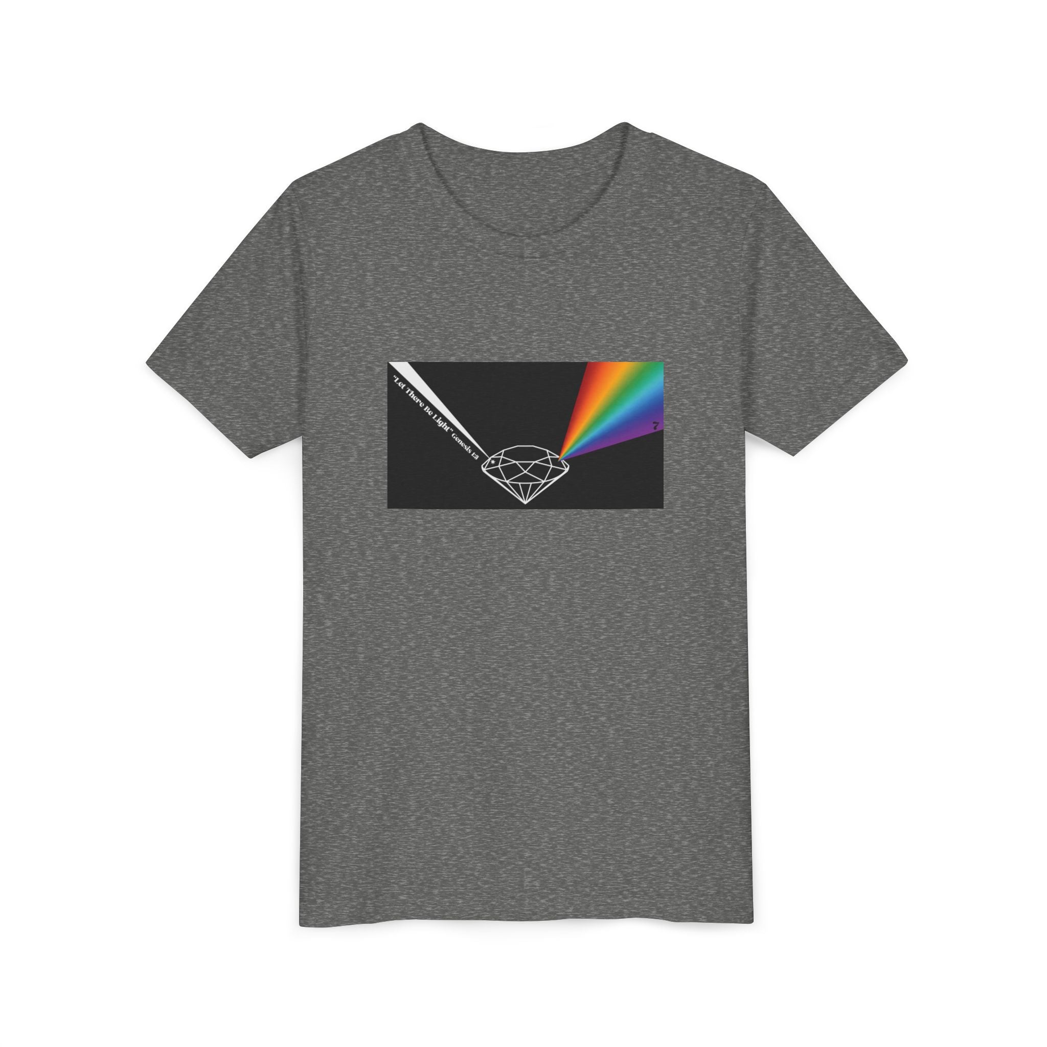 Youth Tee — Prism Diamond Rainbow Graphic Shirt