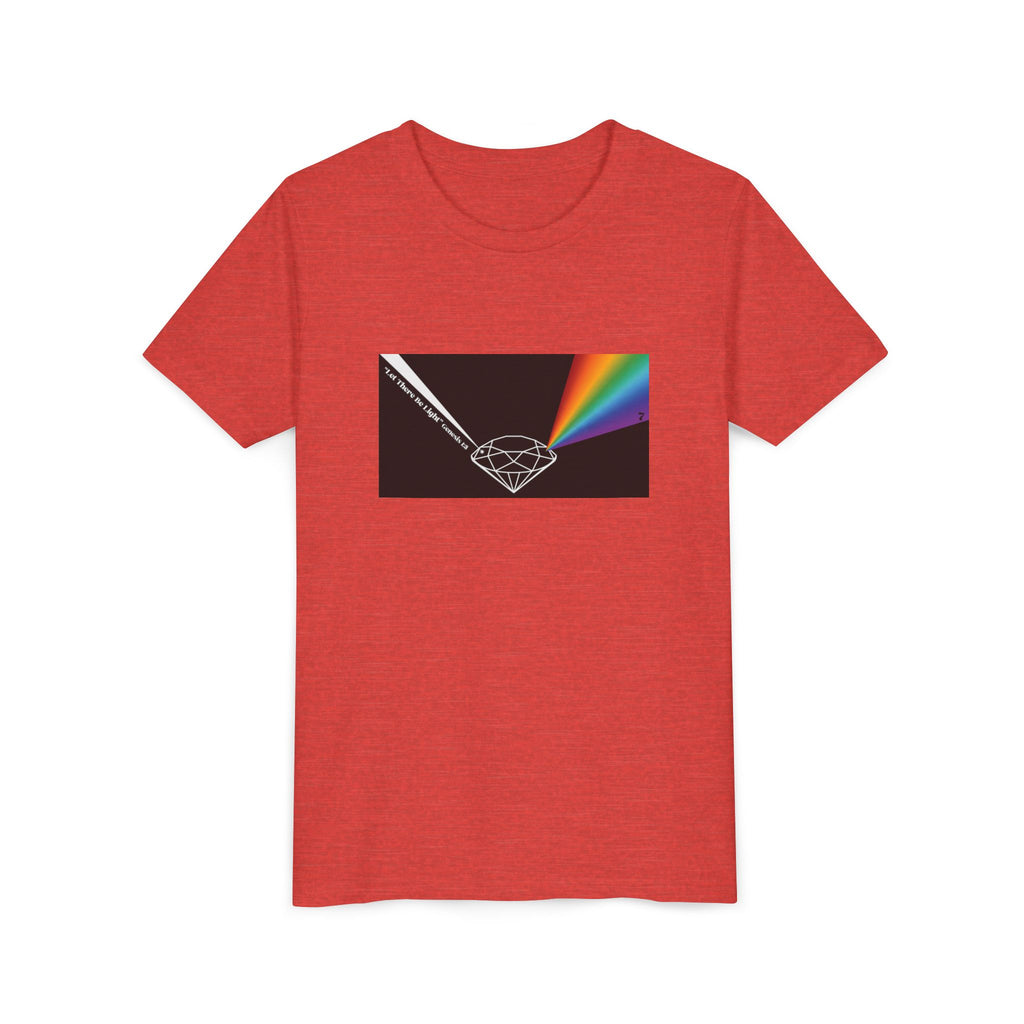 Youth Tee — Prism Diamond Rainbow Graphic Shirt