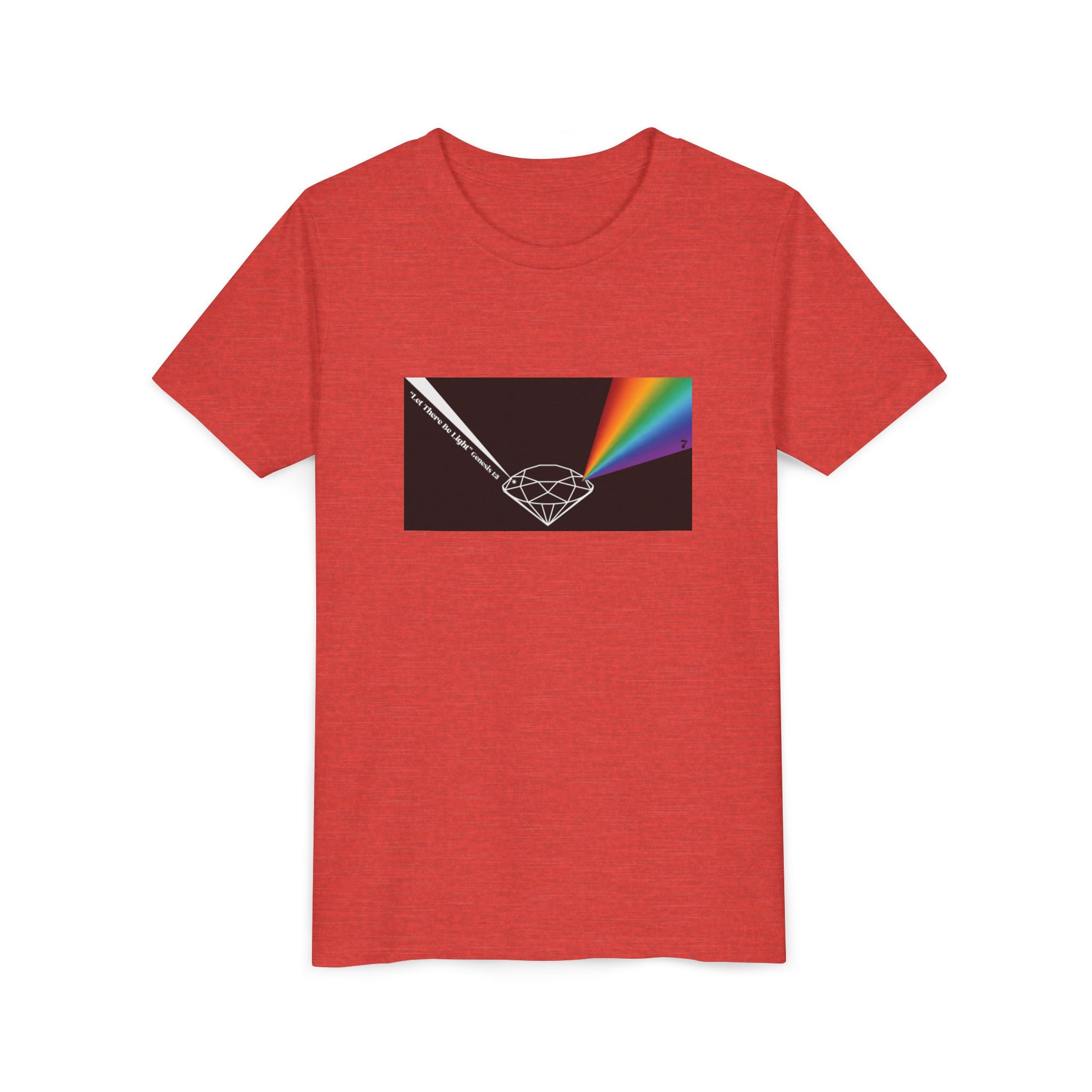 Youth Tee — Prism Diamond Rainbow Graphic Shirt