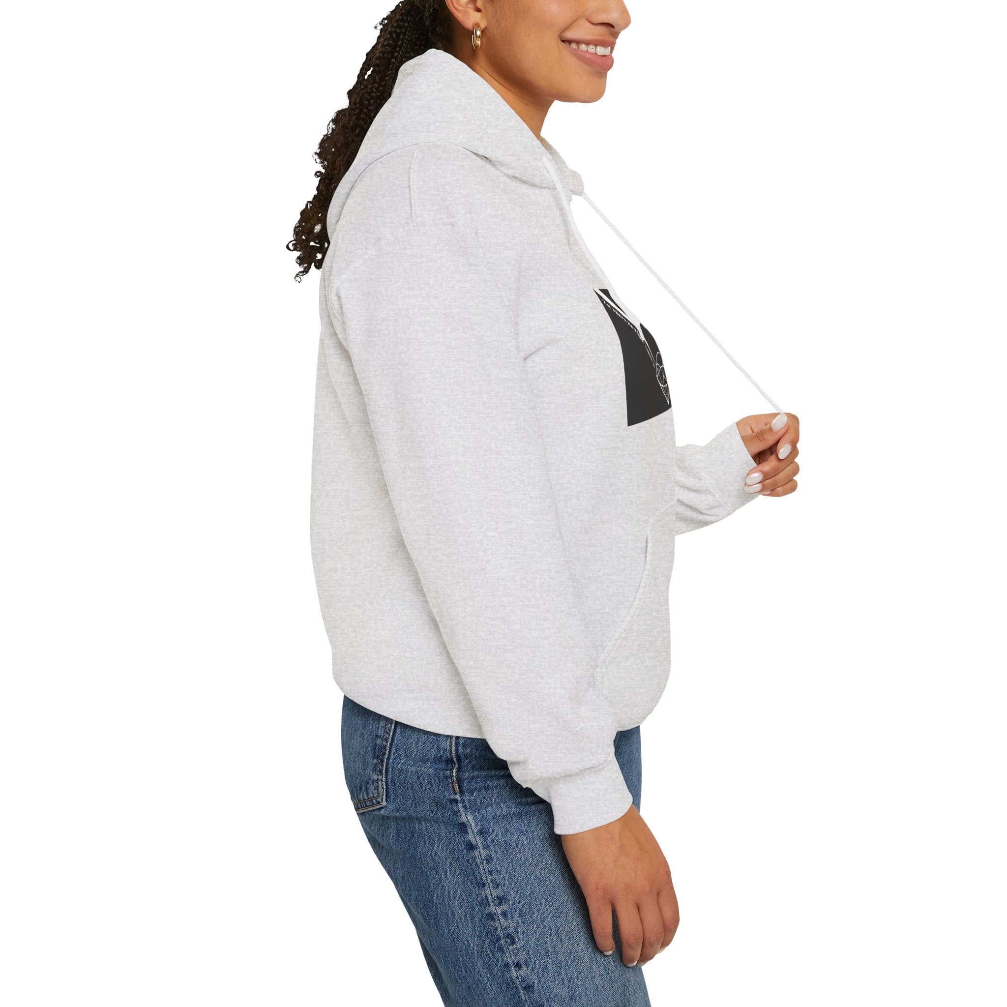 Unisex Prism Diamond "Let There Be Light" Hoodie | Rainbow Spectrum Prism Hooded Sweatshirt
