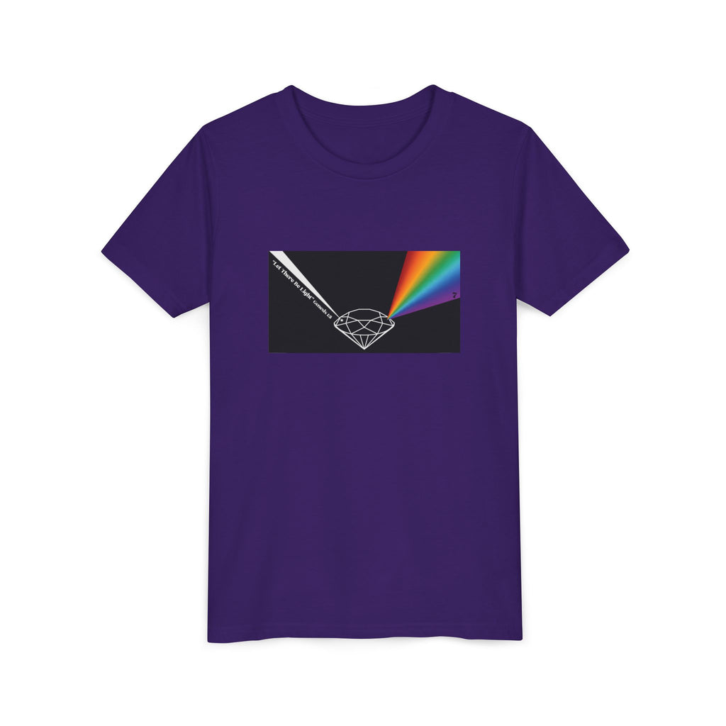 Youth Tee — Prism Diamond Rainbow Graphic Shirt