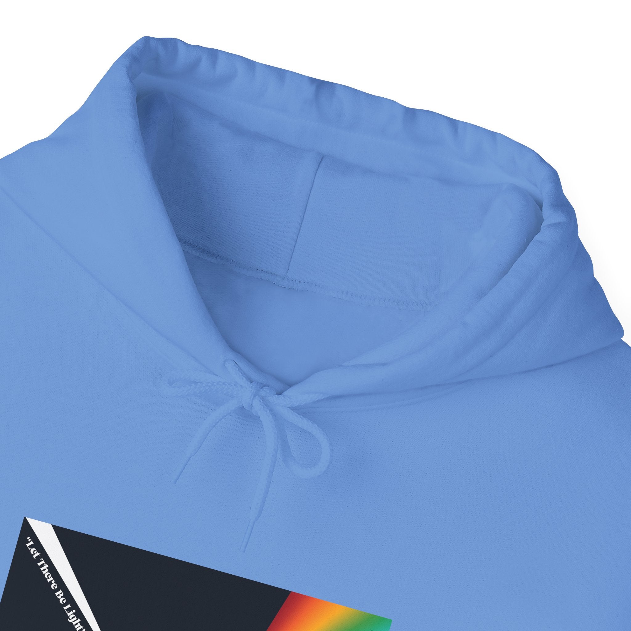 Unisex Prism Diamond "Let There Be Light" Hoodie | Rainbow Spectrum Prism Hooded Sweatshirt