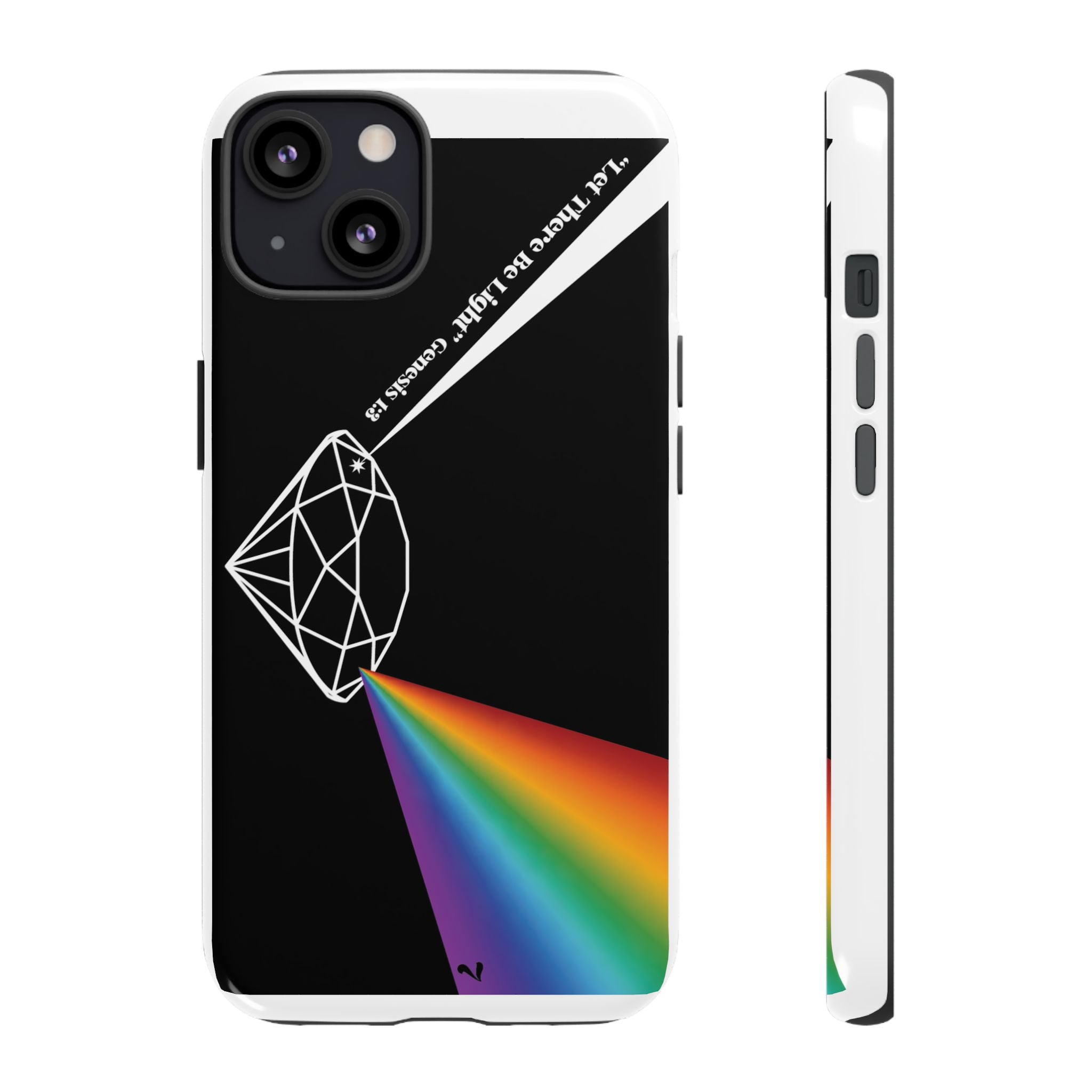 Prism Diamond Tough Phone Case — Rainbow Spectrum Protection