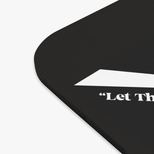 Bible Verse Mouse Pad — “Let There Be Light” Rainbow Desk Mat