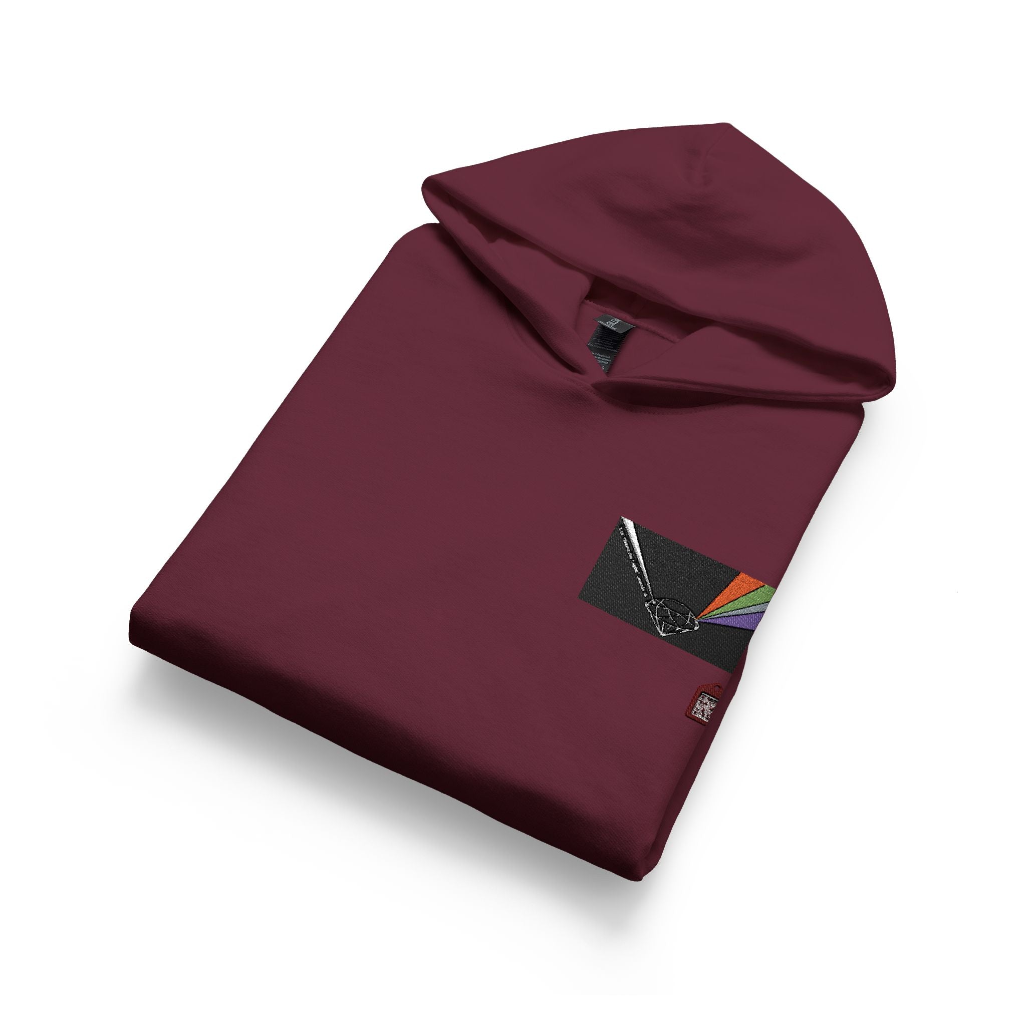 Youth Hoodie with Bible Verse Heart Pocket Graphic