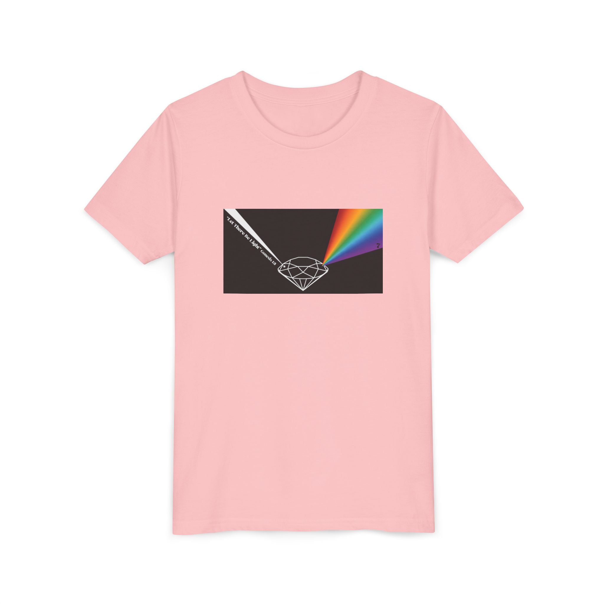 Youth Tee — Prism Diamond Rainbow Graphic Shirt