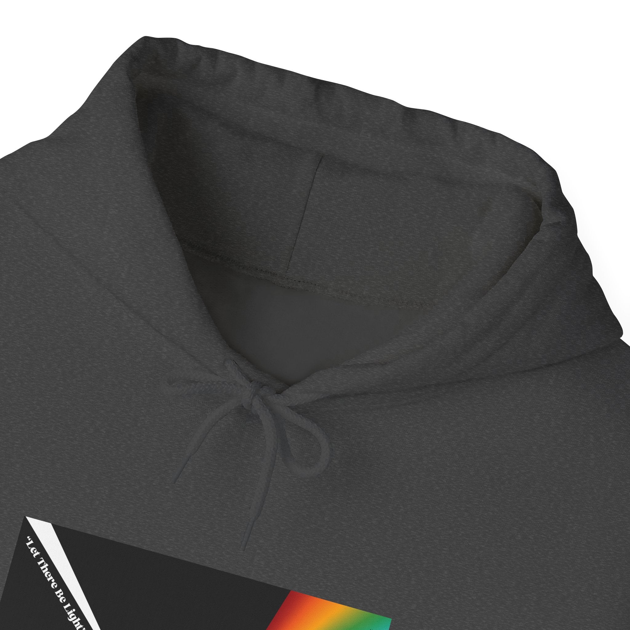 Unisex Prism Diamond "Let There Be Light" Hoodie | Rainbow Spectrum Prism Hooded Sweatshirt