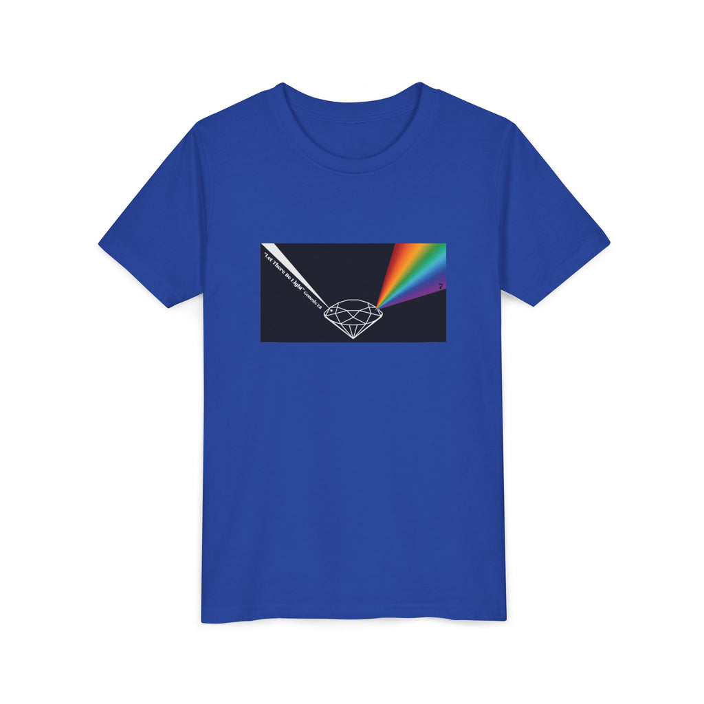 Youth Tee — Prism Diamond Rainbow Graphic Shirt
