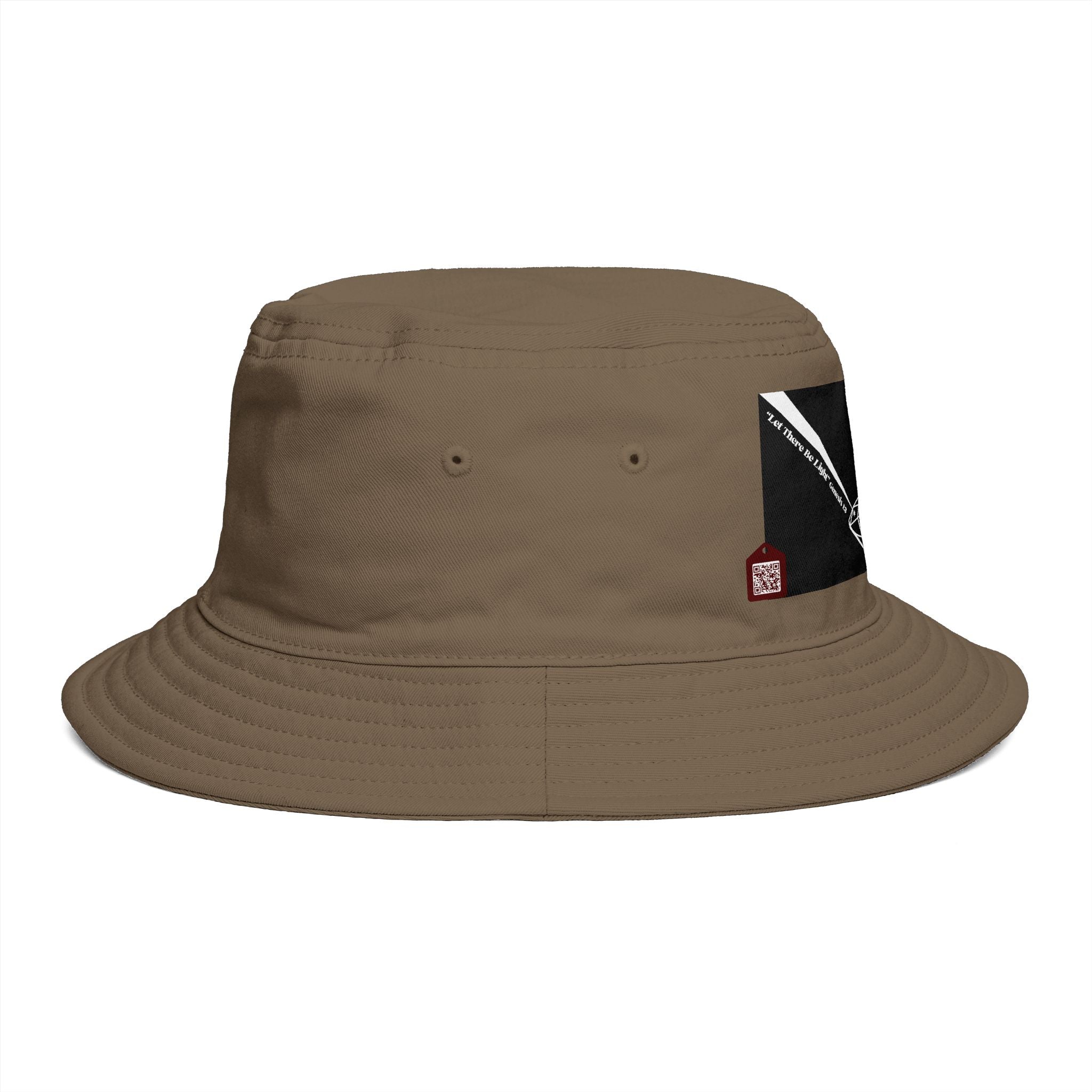 Prism Diamond Bucket Hat — Retro Rainbow Prism Graphic Hat