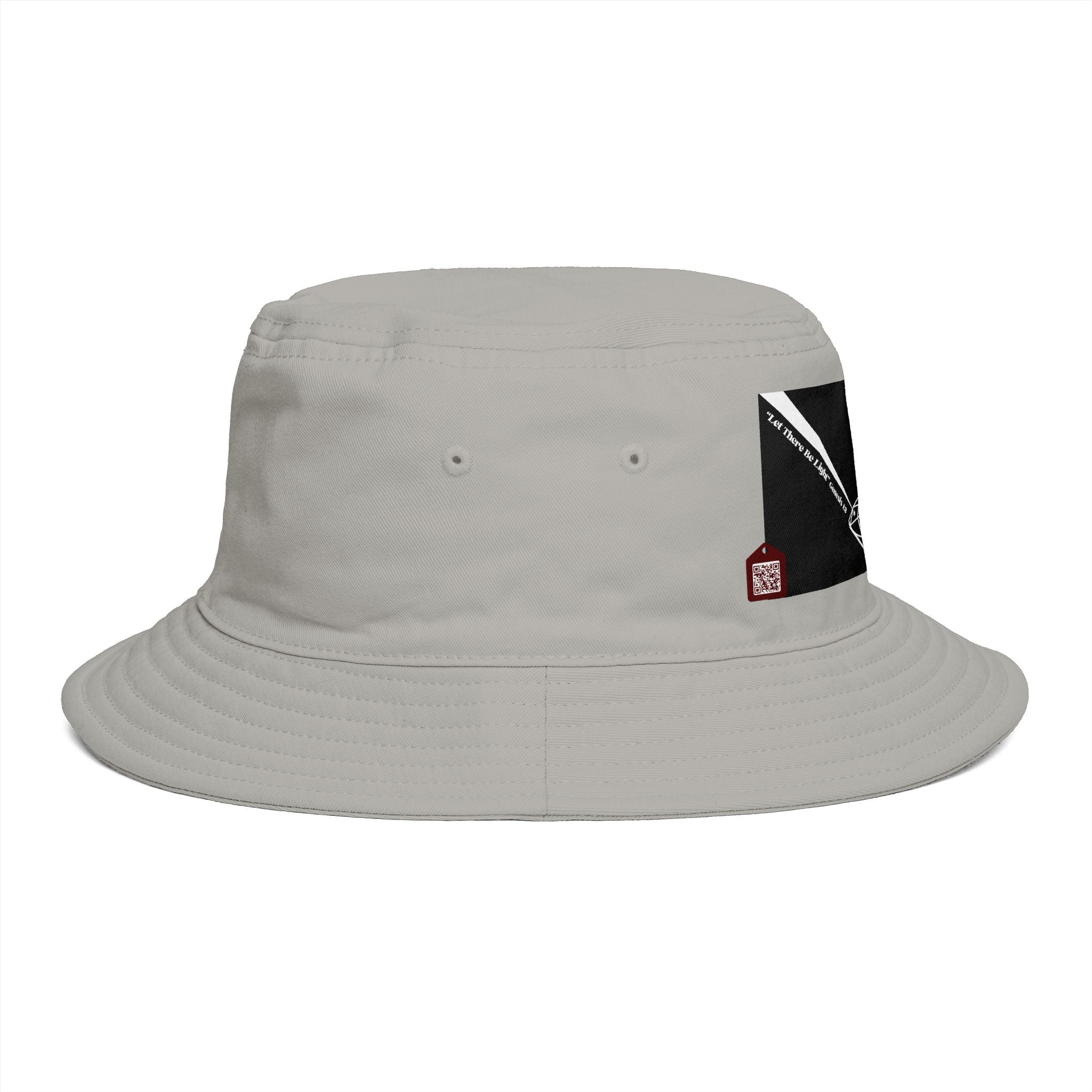Prism Diamond Bucket Hat — Retro Rainbow Prism Graphic Hat