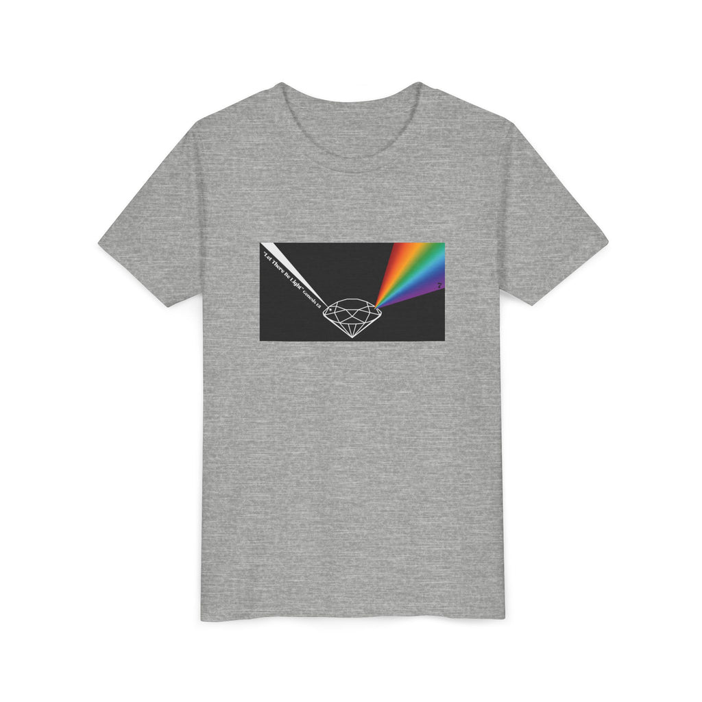 Youth Tee — Prism Diamond Rainbow Graphic Shirt