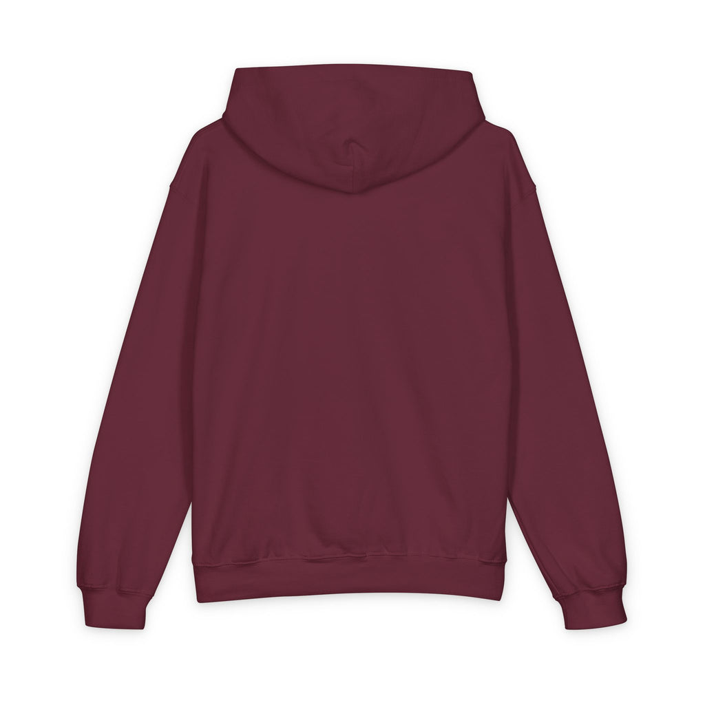 Youth Hoodie with Bible Verse Heart Pocket Graphic
