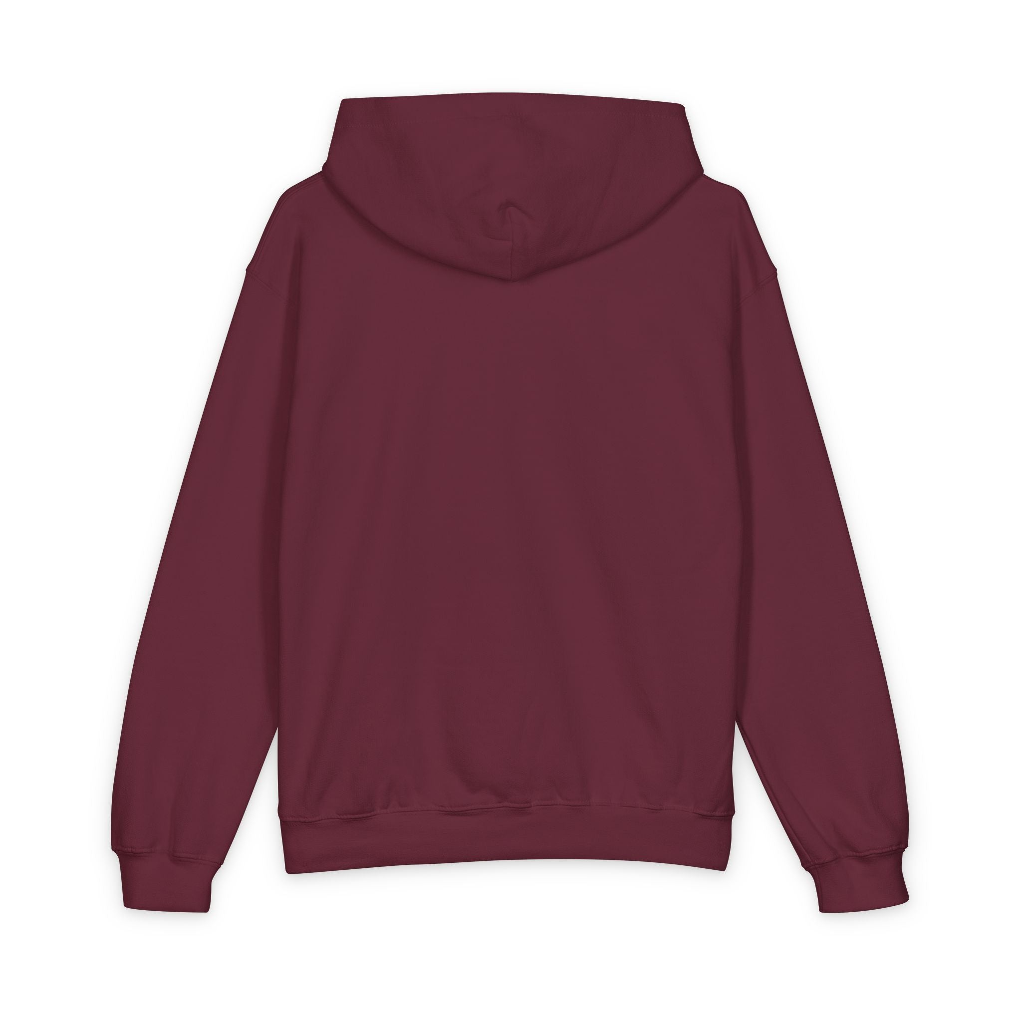 Youth Hoodie with Bible Verse Heart Pocket Graphic