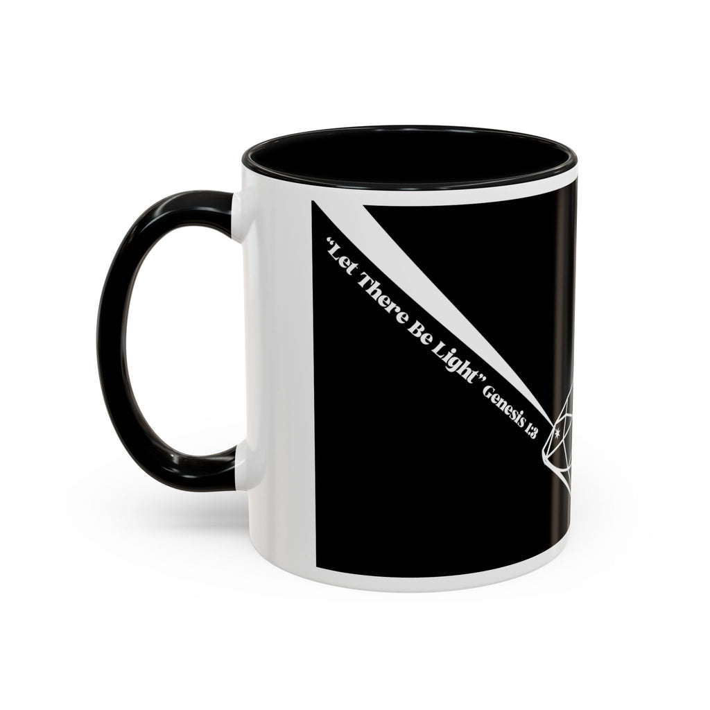 Prism Diamond Rainbow Accent Coffee Mug (11/15 oz)