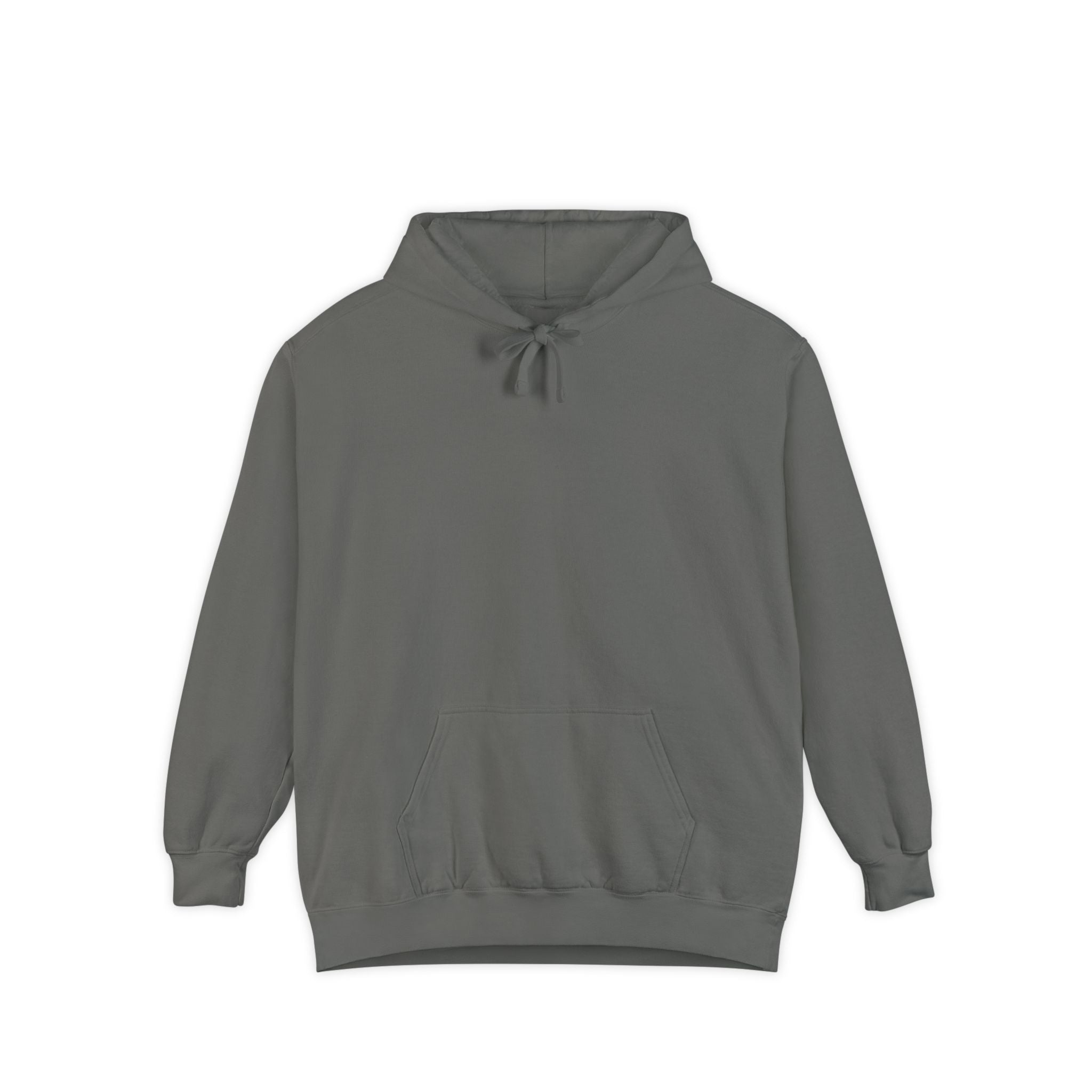 Rainbow Back Print "Let There Be Light" Classic Garment-Dyed Hoodie — Cozy Everyday Pullover