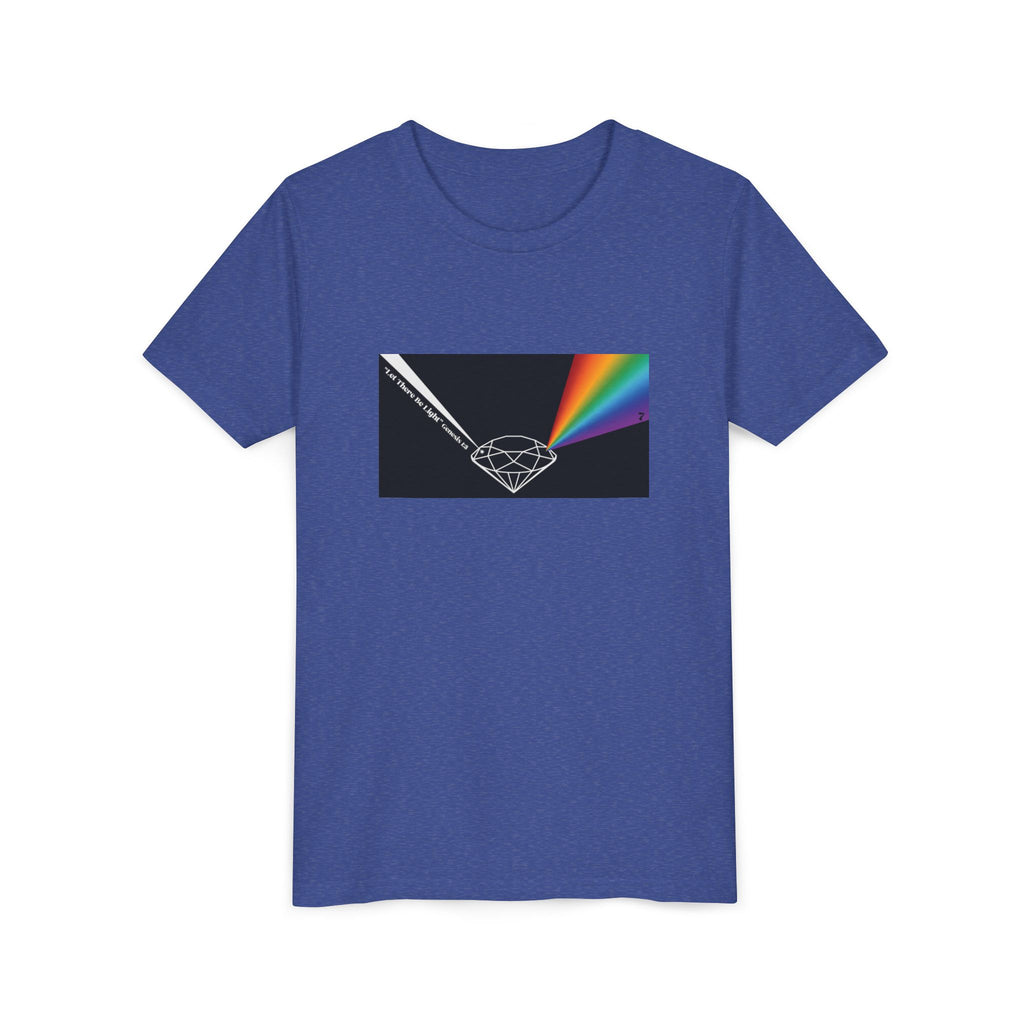 Youth Tee — Prism Diamond Rainbow Graphic Shirt