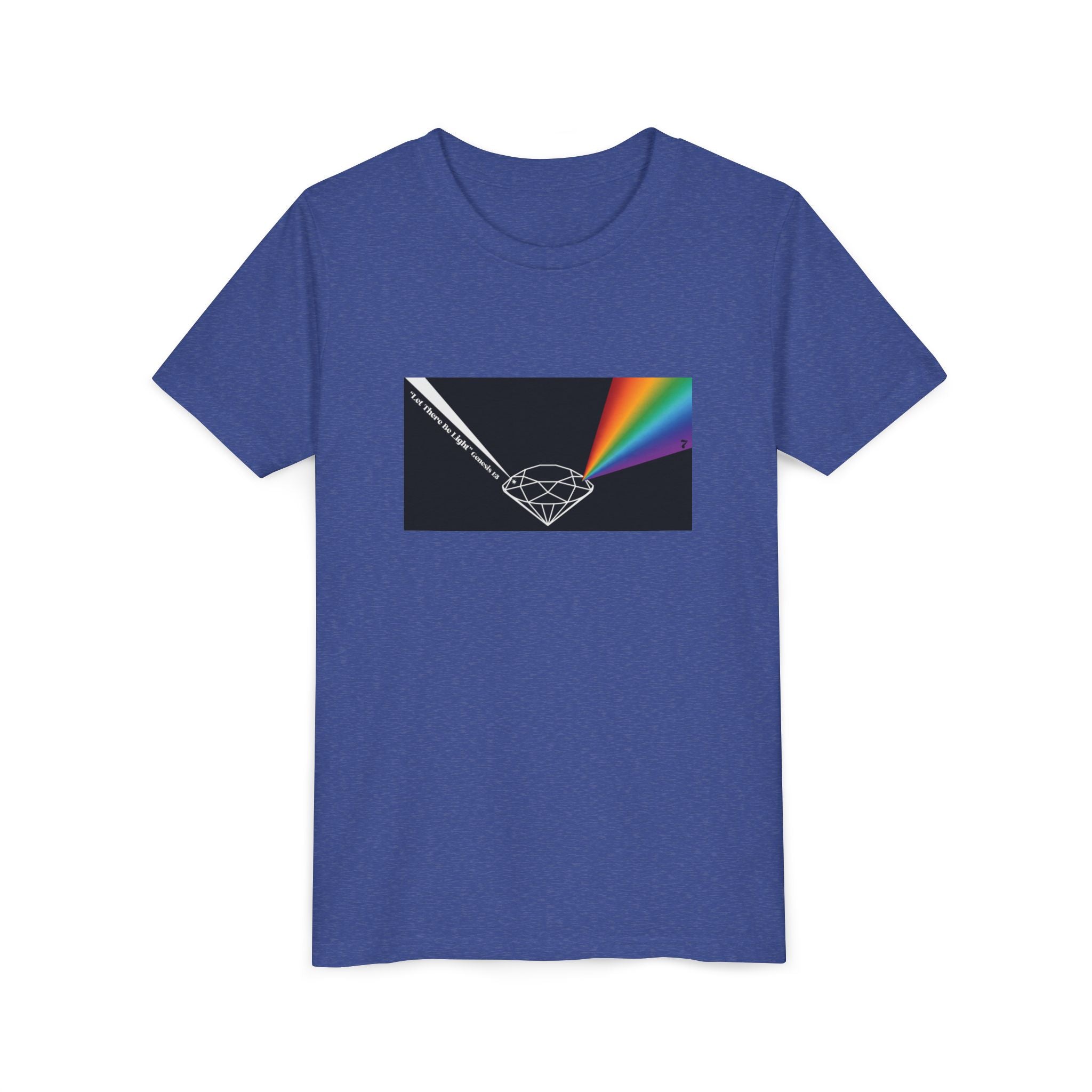 Youth Tee — Prism Diamond Rainbow Graphic Shirt