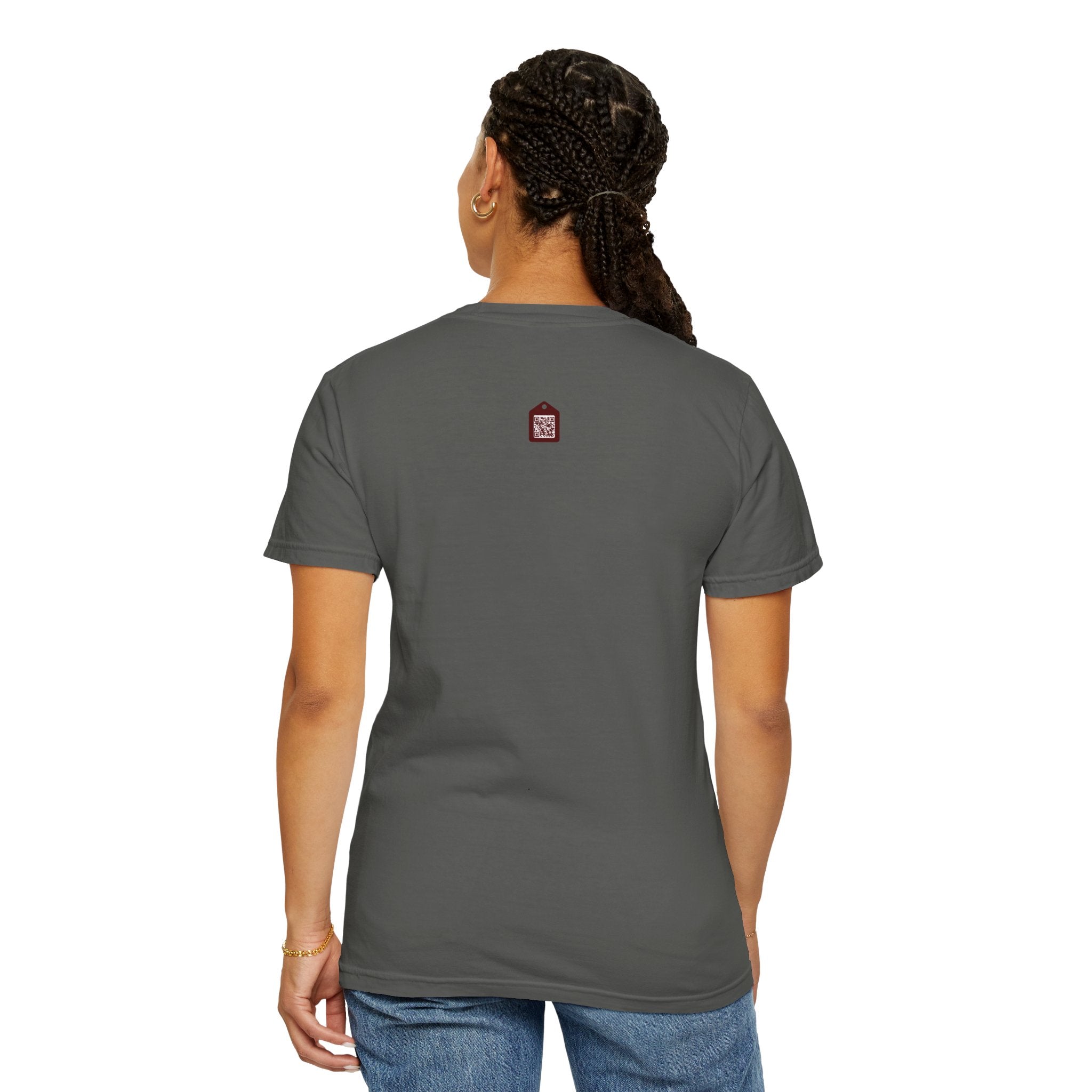 Prism Diamond Tee — Rainbow "Let There Be Light" Spectrum Graphic T-Shirt