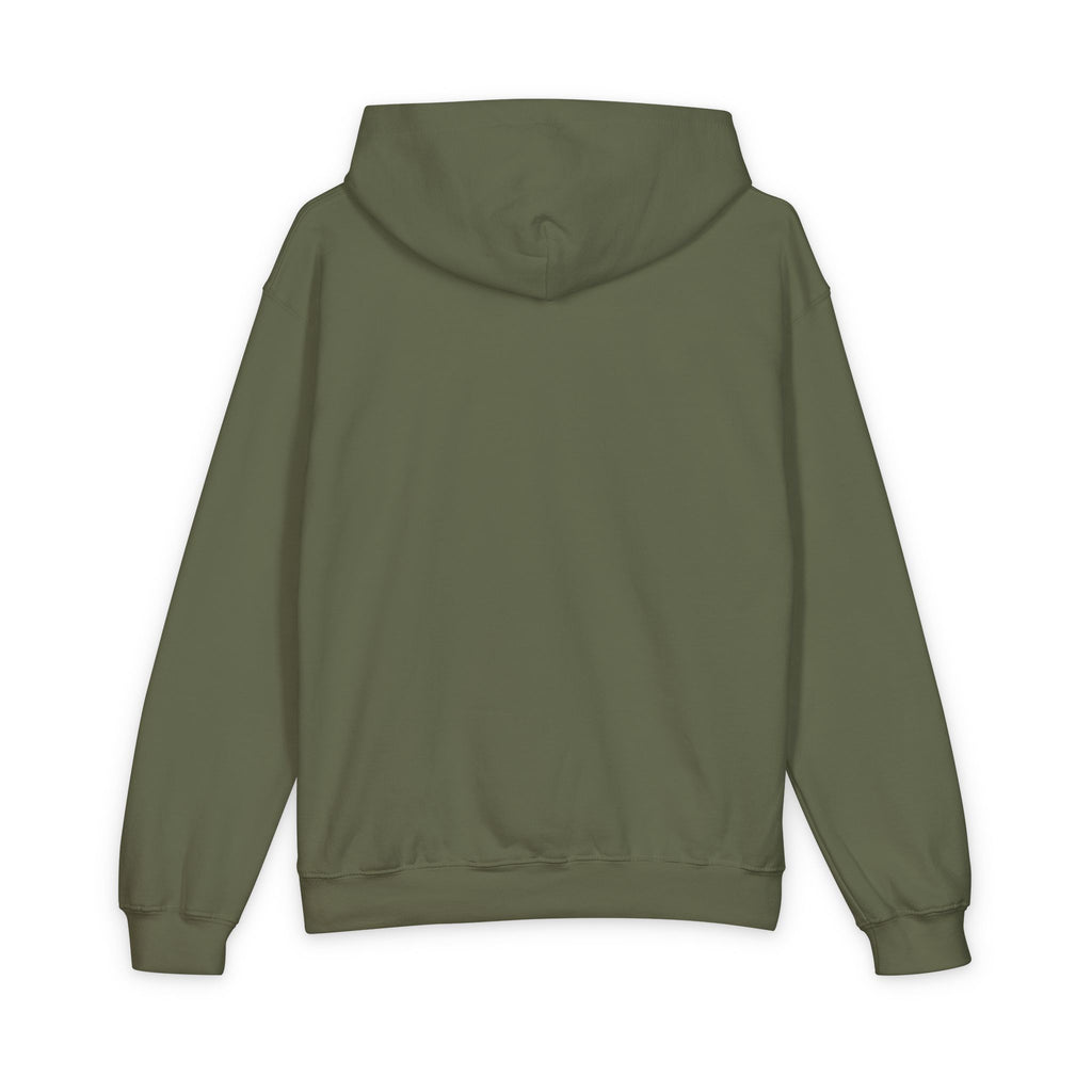 Youth Hoodie with Bible Verse Heart Pocket Graphic