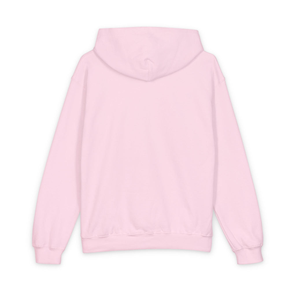 Youth Hoodie with Bible Verse Heart Pocket Graphic