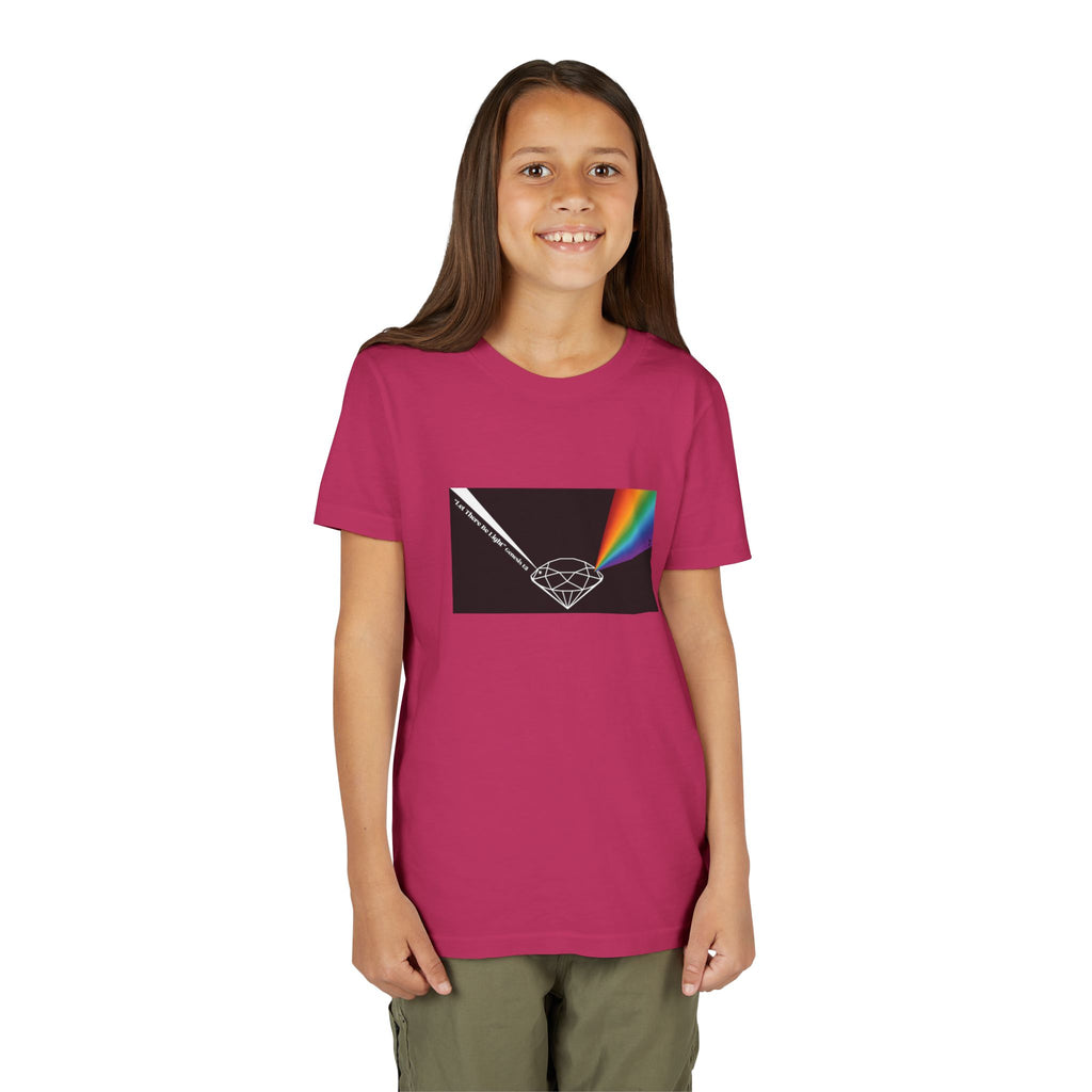 Youth Tee — Prism Diamond Rainbow Graphic Shirt