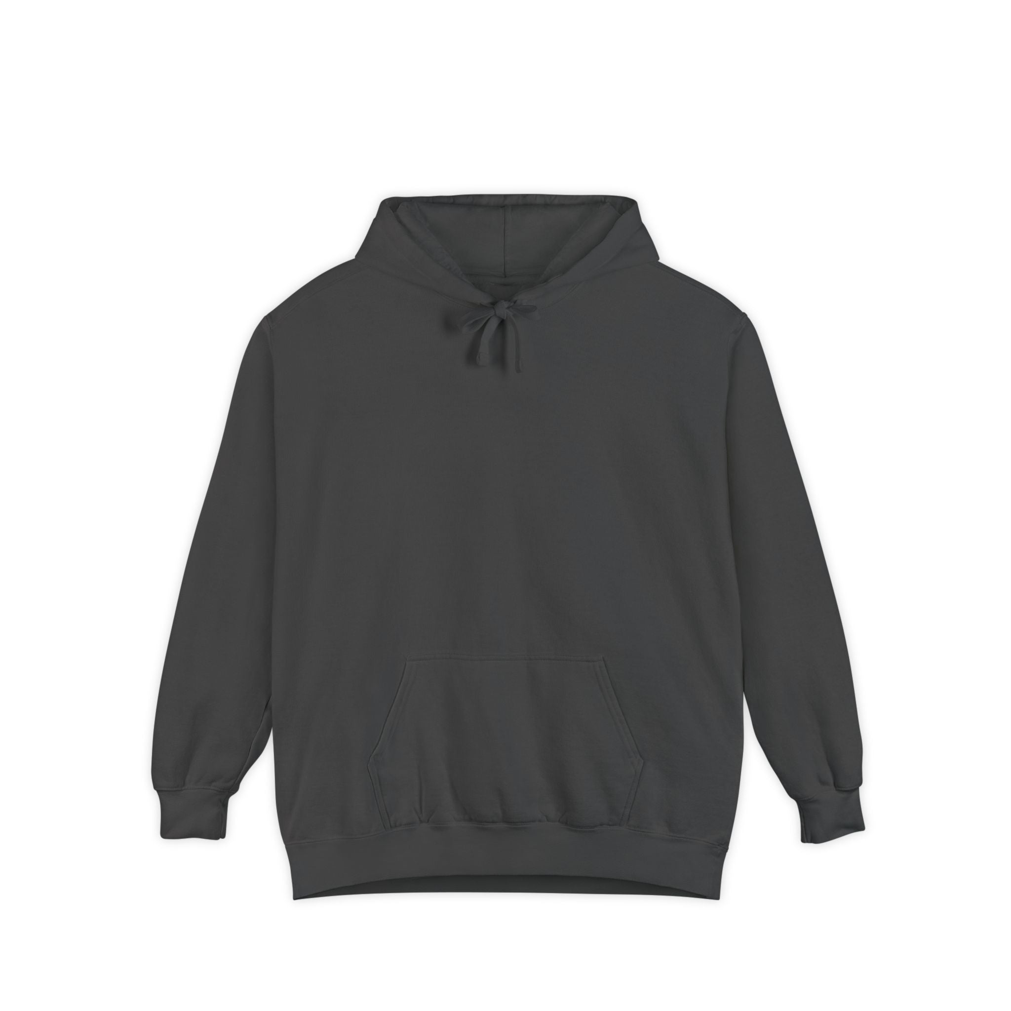 Rainbow Back Print "Let There Be Light" Classic Garment-Dyed Hoodie — Cozy Everyday Pullover