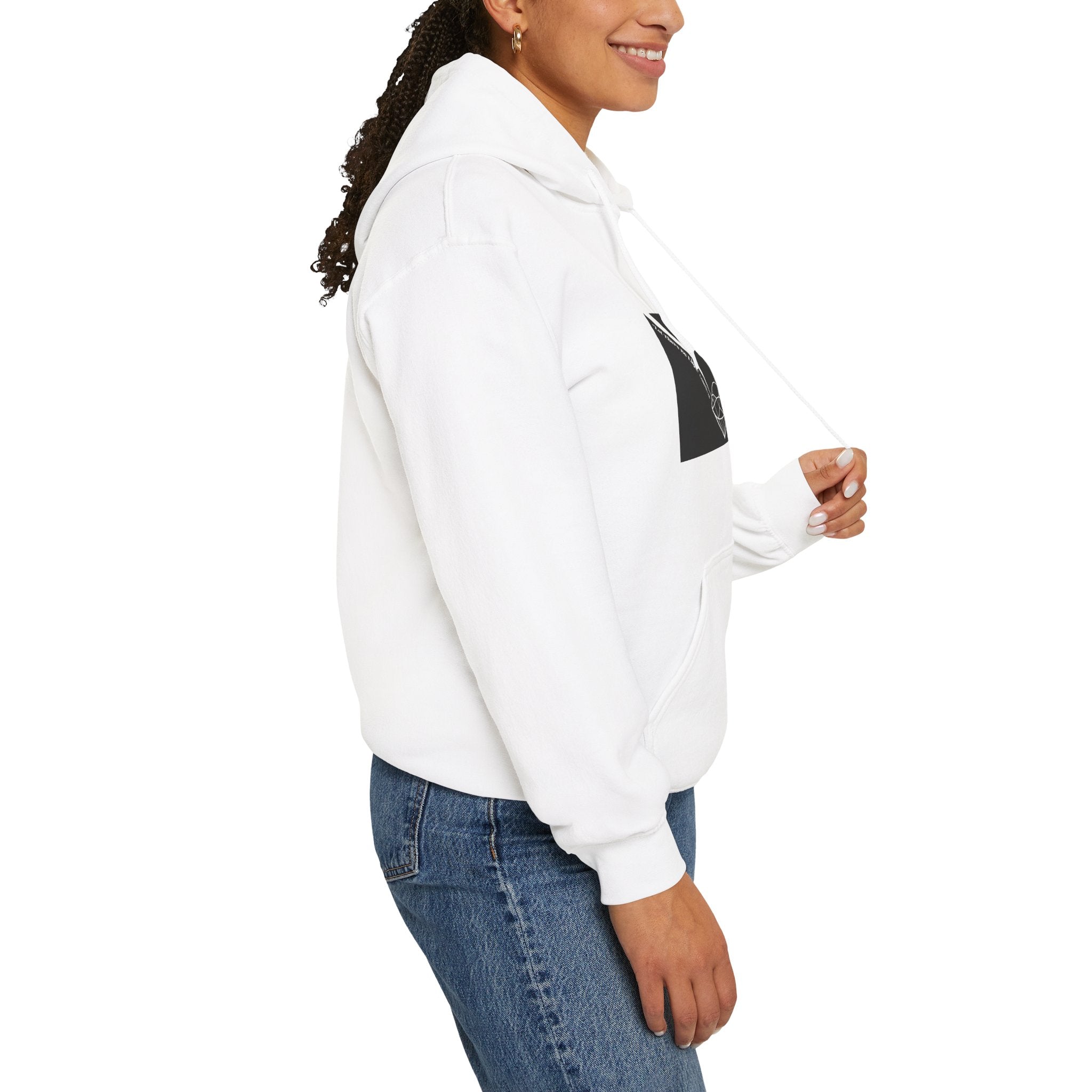 Unisex Prism Diamond "Let There Be Light" Hoodie | Rainbow Spectrum Prism Hooded Sweatshirt