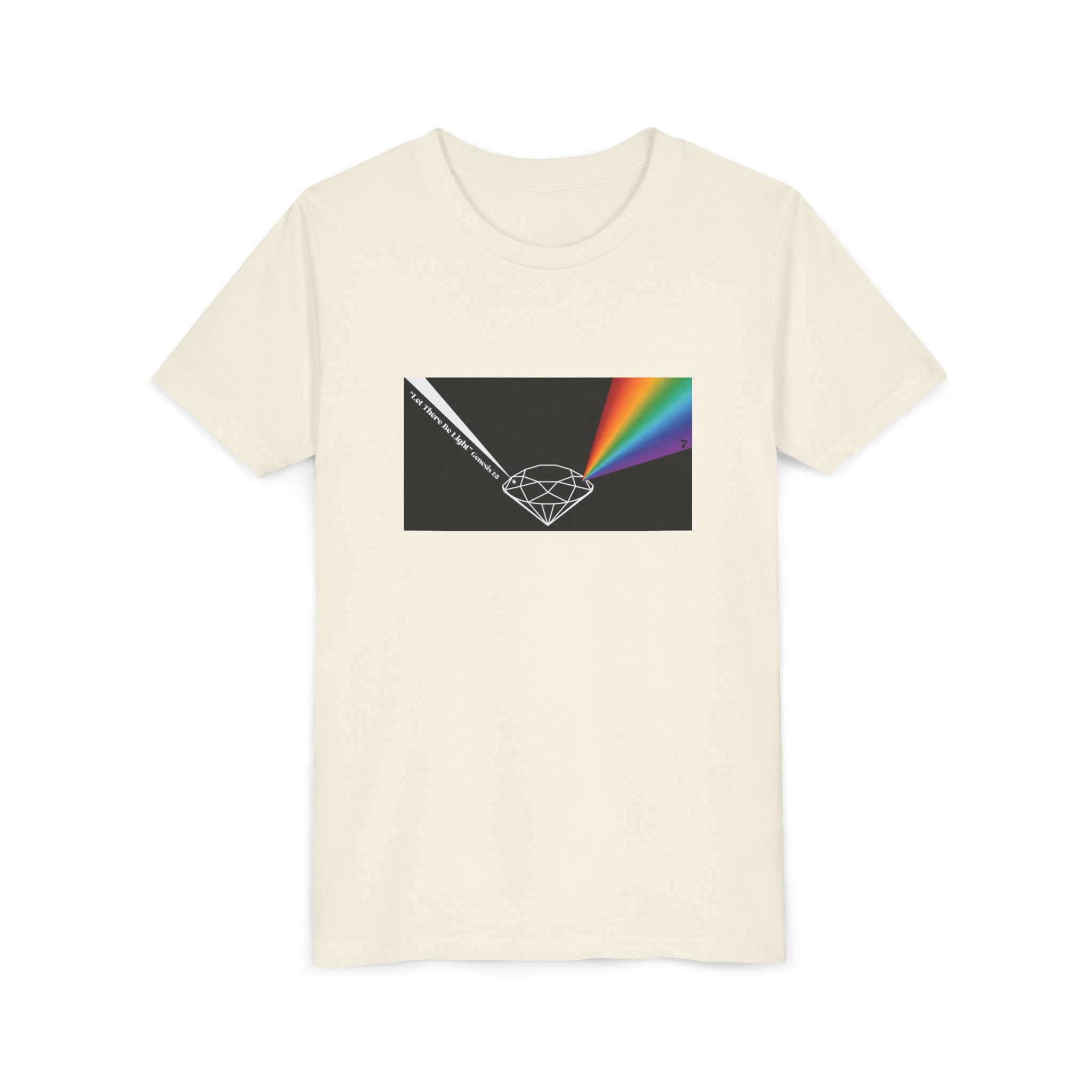 Youth Tee — Prism Diamond Rainbow Graphic Shirt