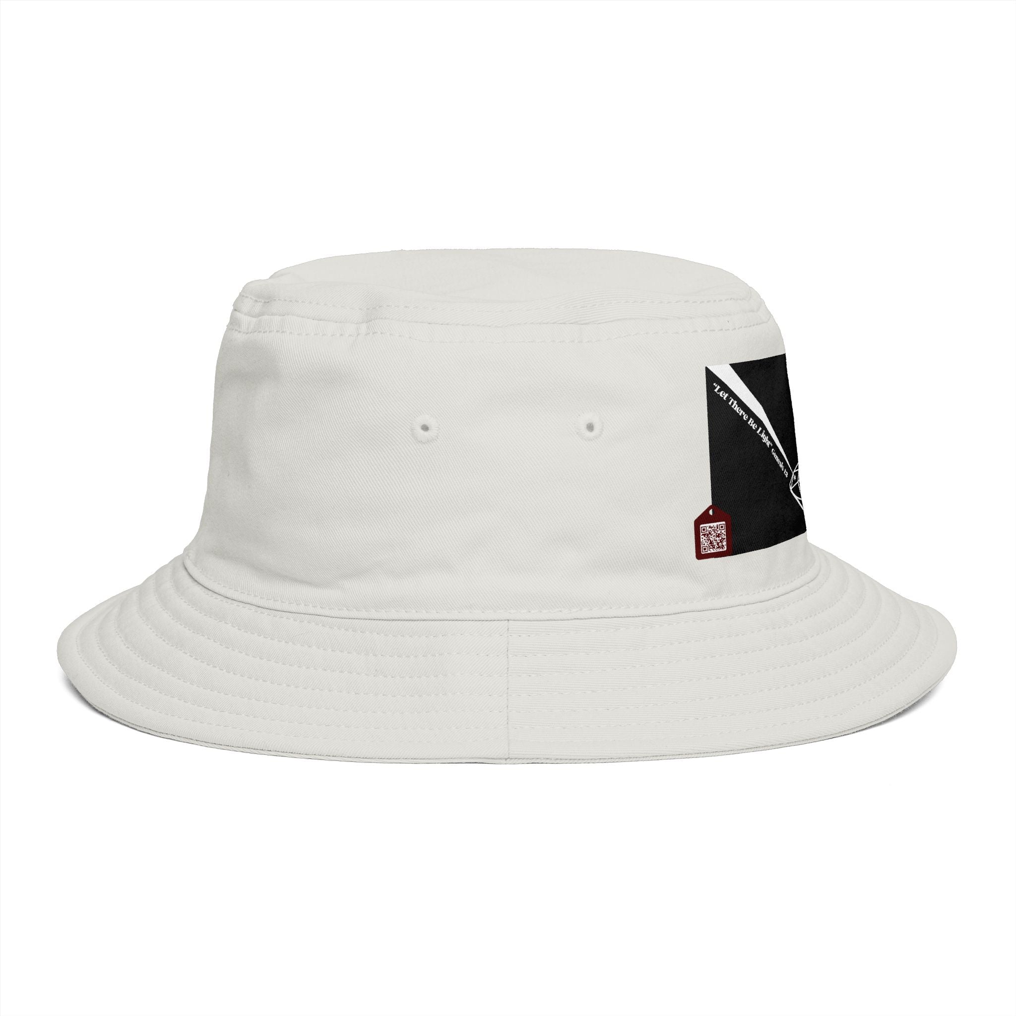 Prism Diamond Bucket Hat — Retro Rainbow Prism Graphic Hat