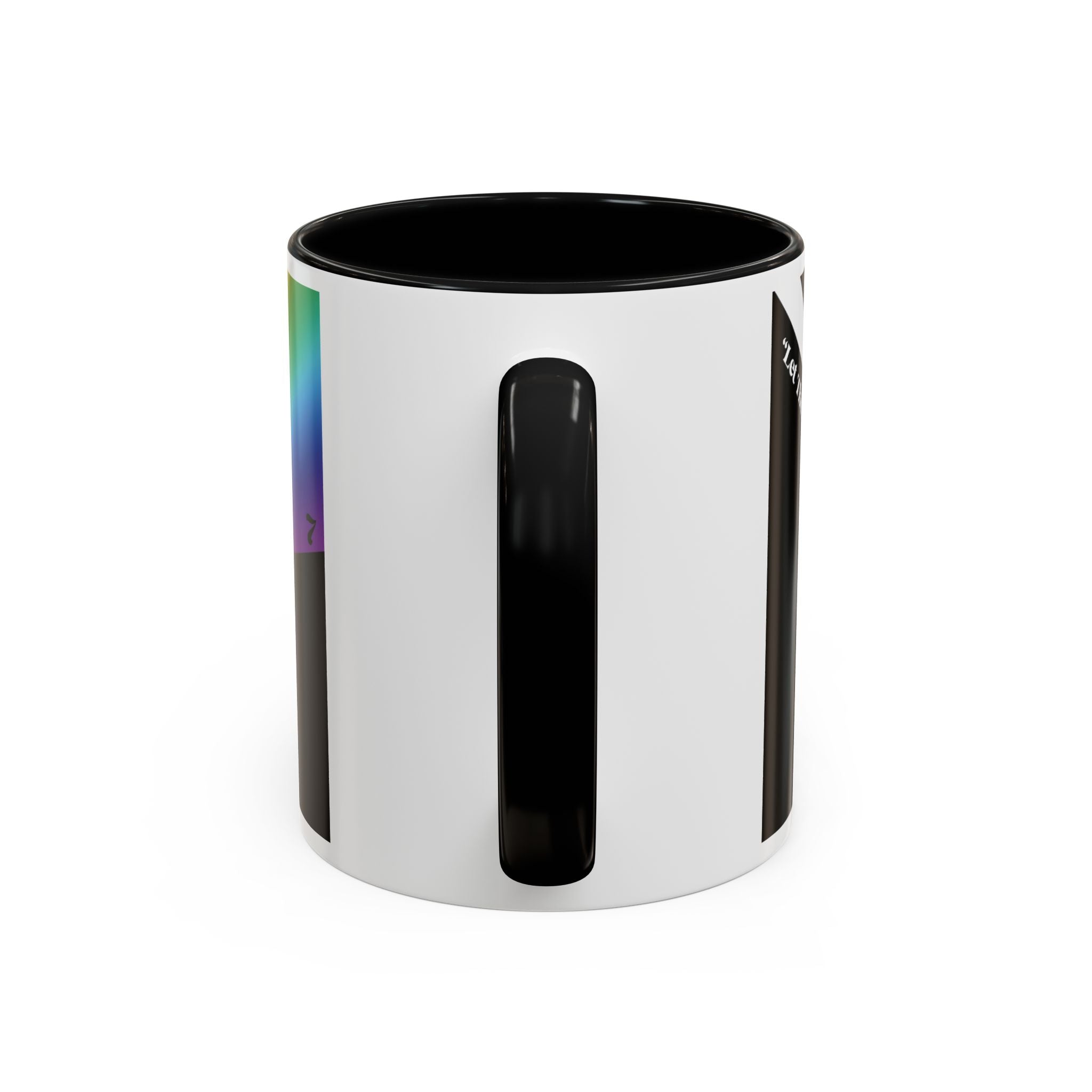 Prism Diamond Rainbow Accent Coffee Mug (11/15 oz)