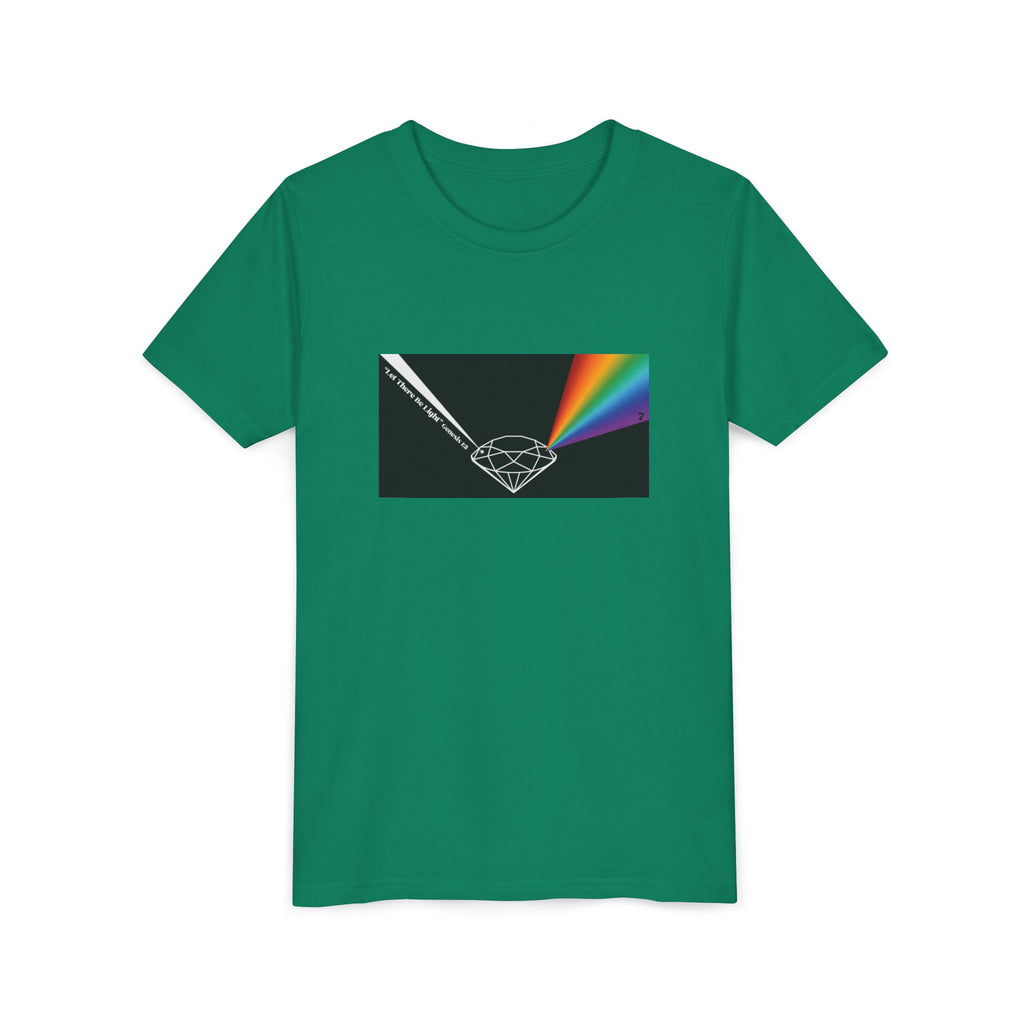 Youth Tee — Prism Diamond Rainbow Graphic Shirt