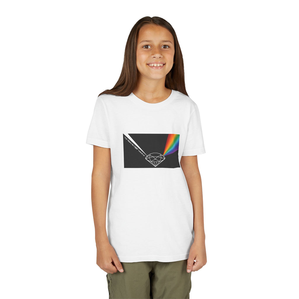Youth Tee — Prism Diamond Rainbow Graphic Shirt