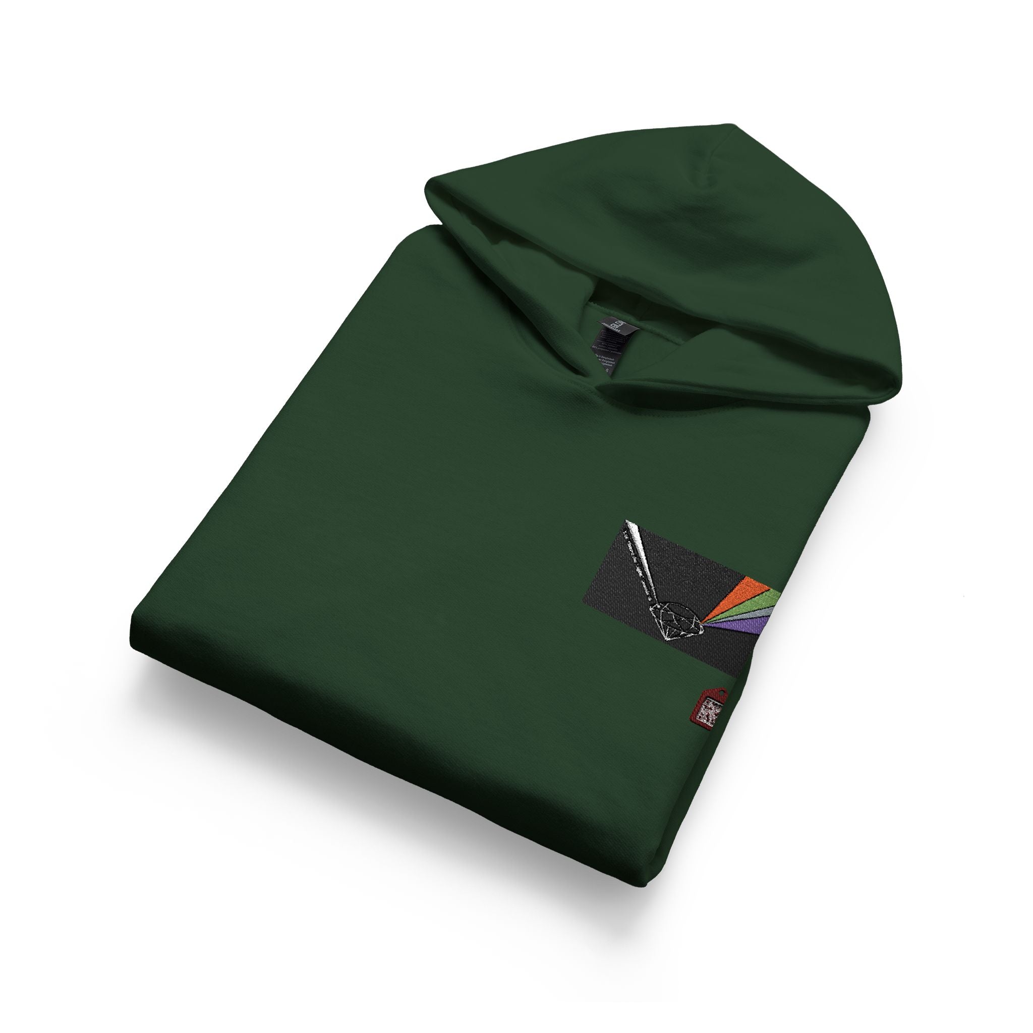Youth Hoodie with Bible Verse Heart Pocket Graphic