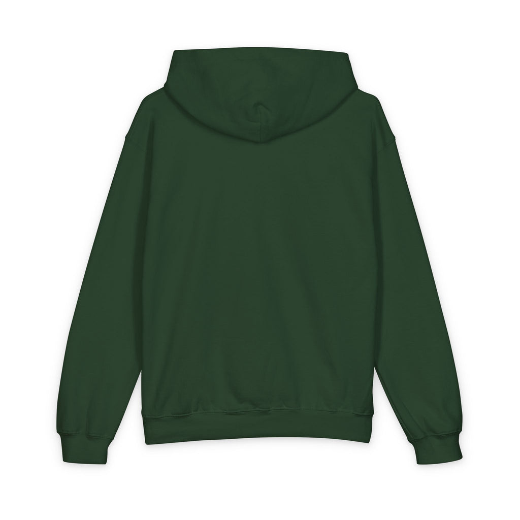 Youth Hoodie with Bible Verse Heart Pocket Graphic