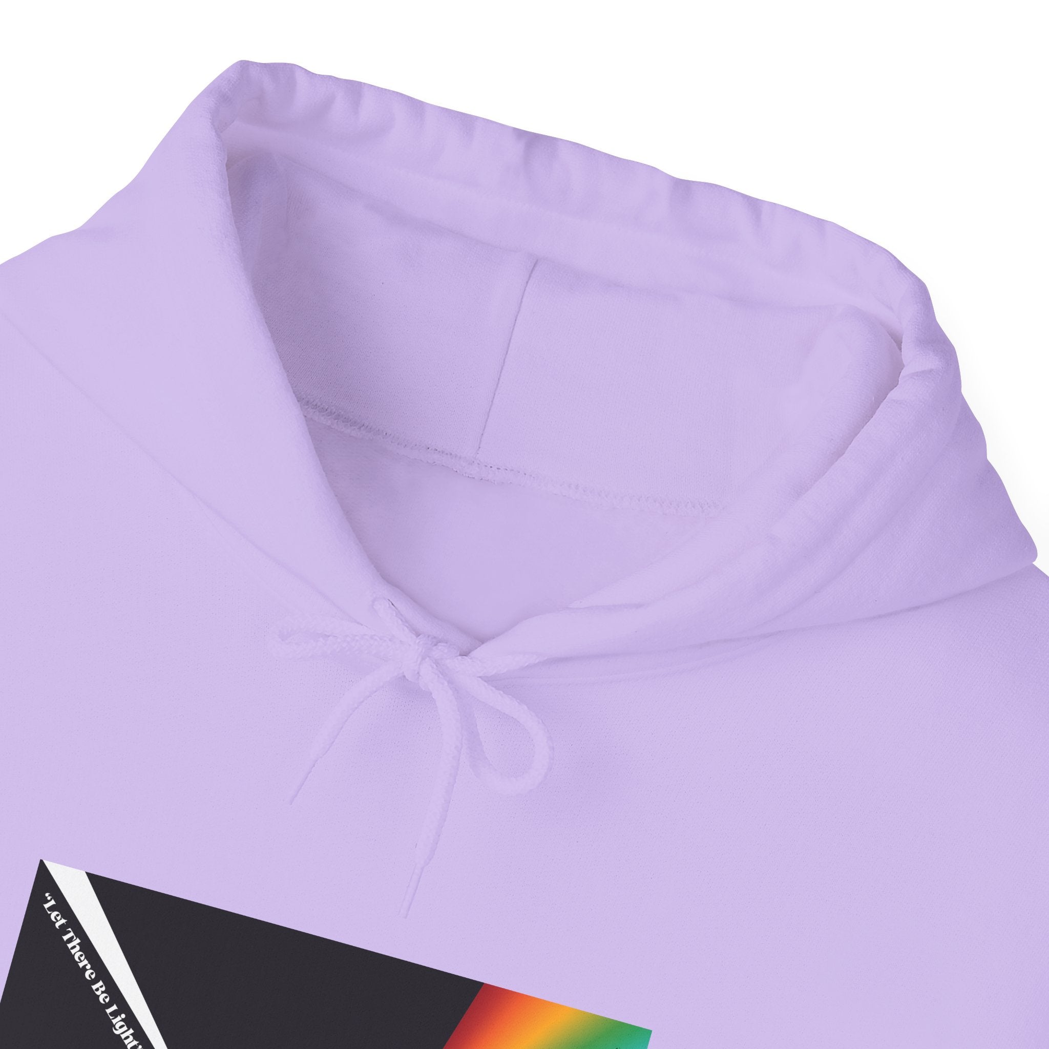 Unisex Prism Diamond "Let There Be Light" Hoodie | Rainbow Spectrum Prism Hooded Sweatshirt