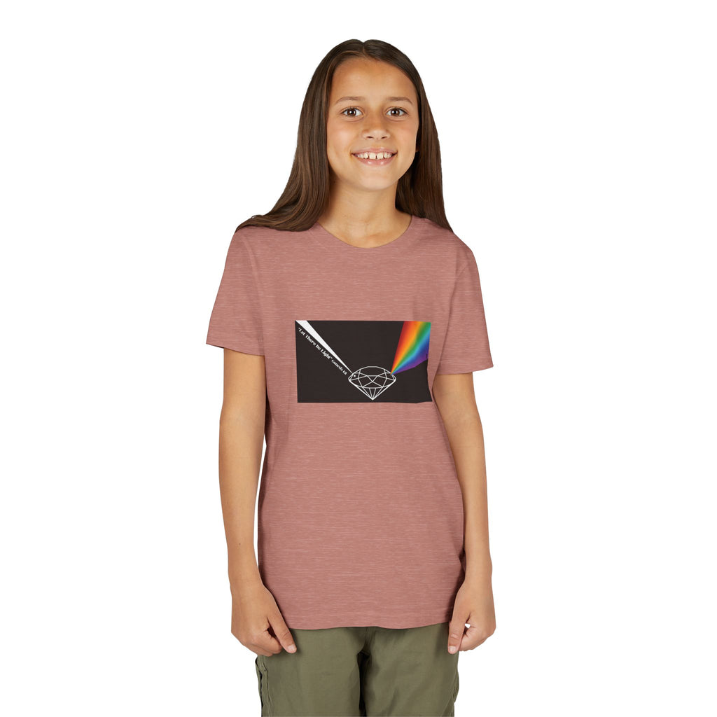 Youth Tee — Prism Diamond Rainbow Graphic Shirt