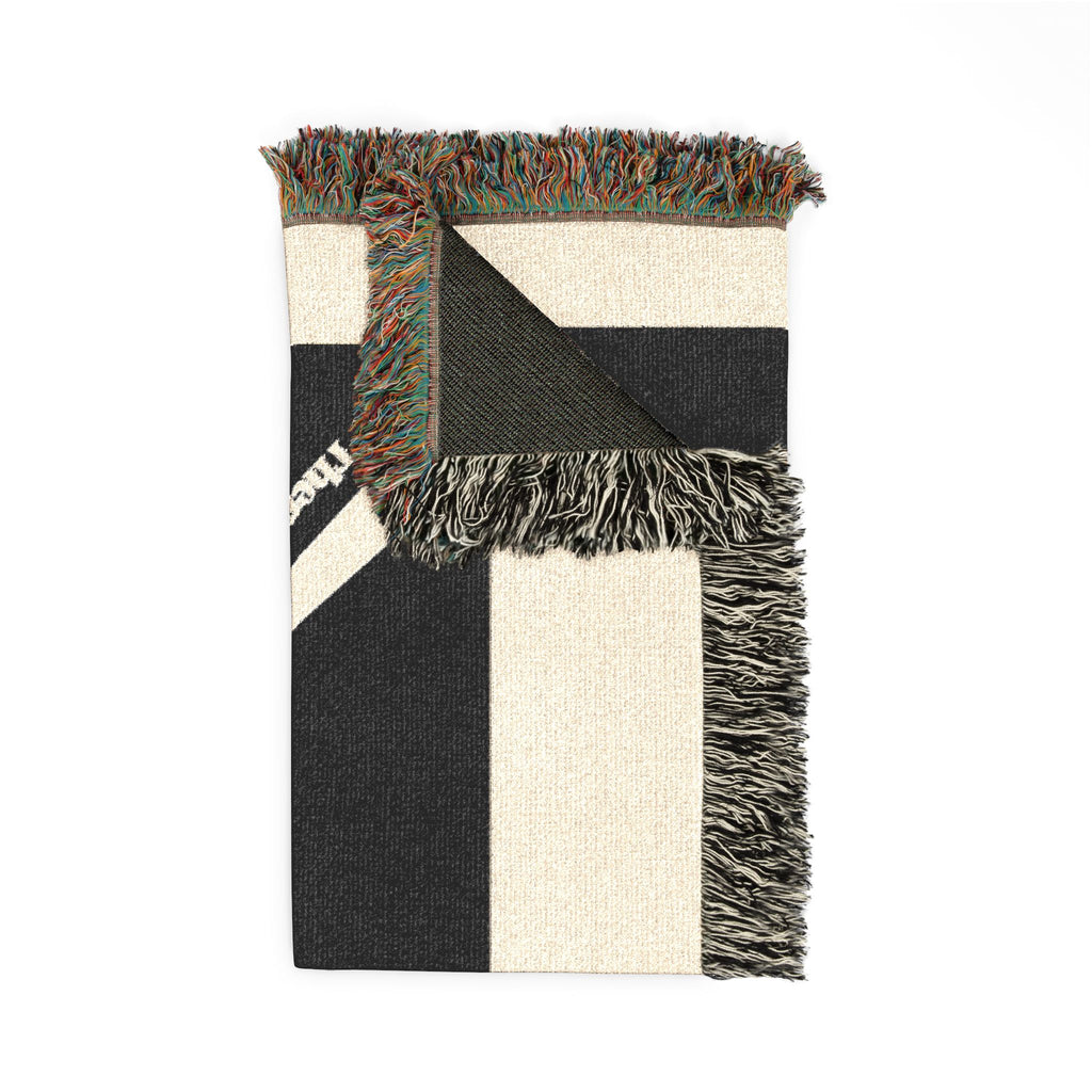 Woven Blanket — Prism Diamond Rainbow Throw Blanket