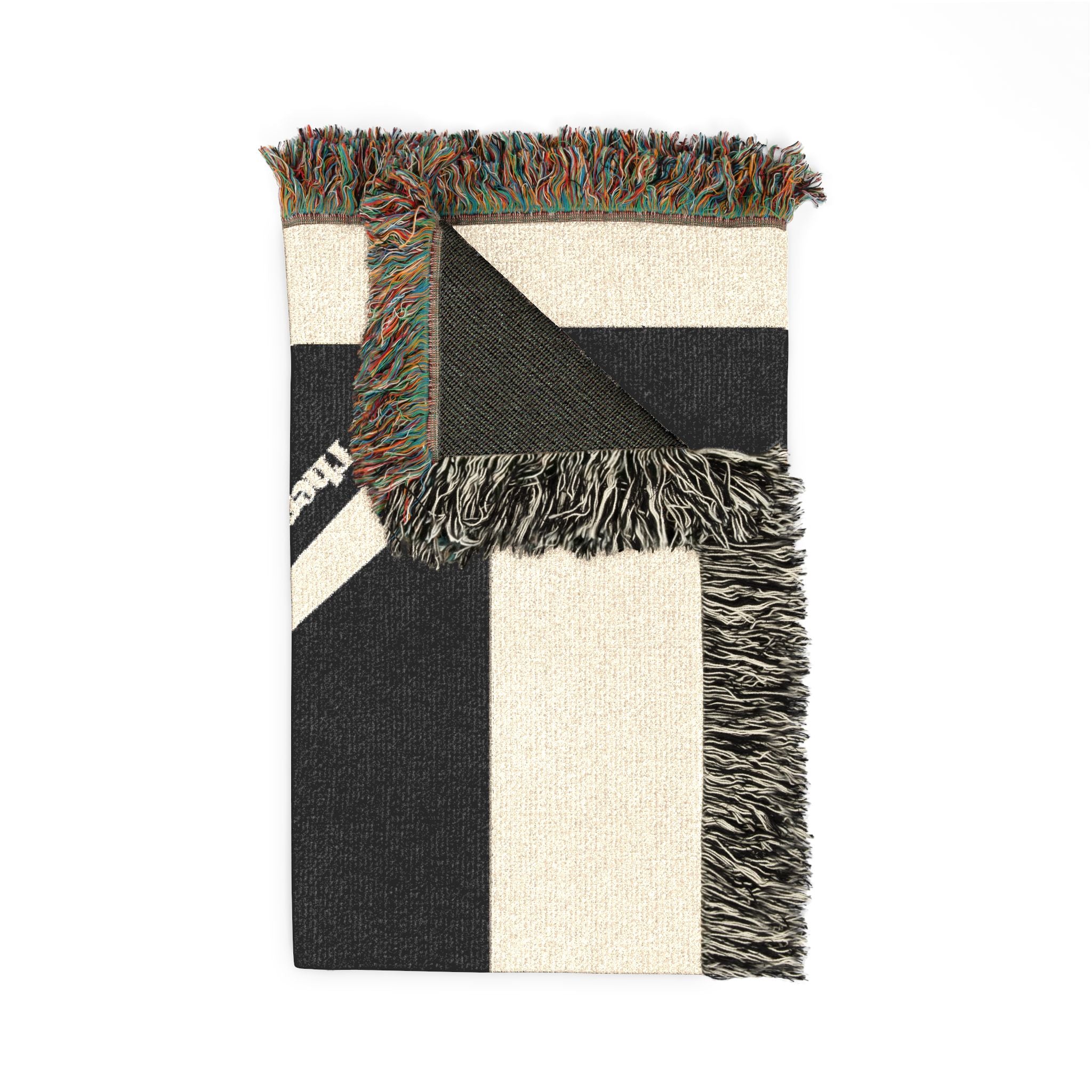 Woven Blanket — Prism Diamond Rainbow Throw Blanket