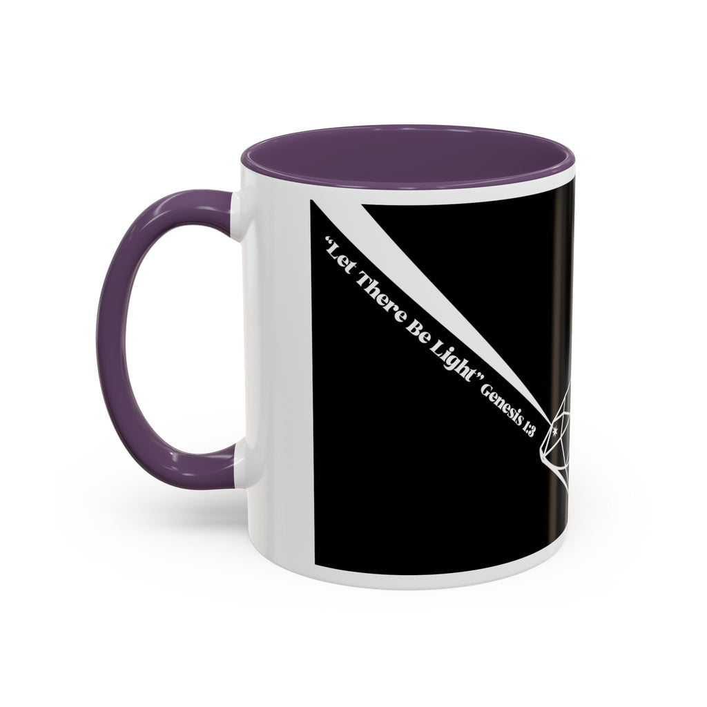 Prism Diamond Rainbow Accent Coffee Mug (11/15 oz)