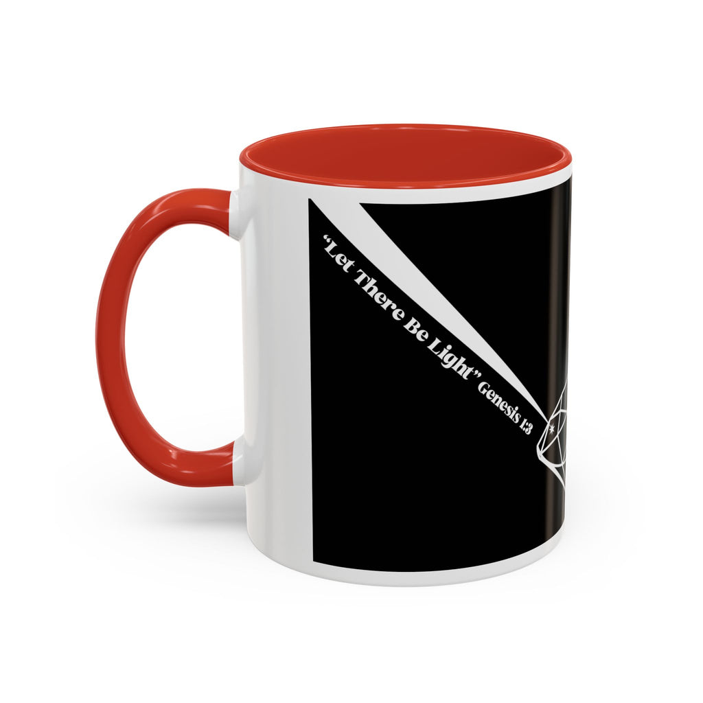 Prism Diamond Rainbow Accent Coffee Mug (11/15 oz)